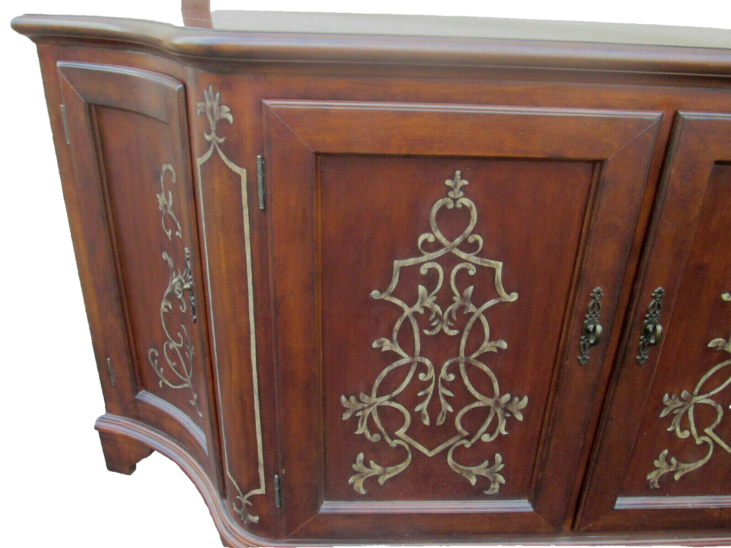 57287 LEXINGTON WAVERLY LARGE SIDEBOARD SERVER CABINET DRESSER W/ MIRROR