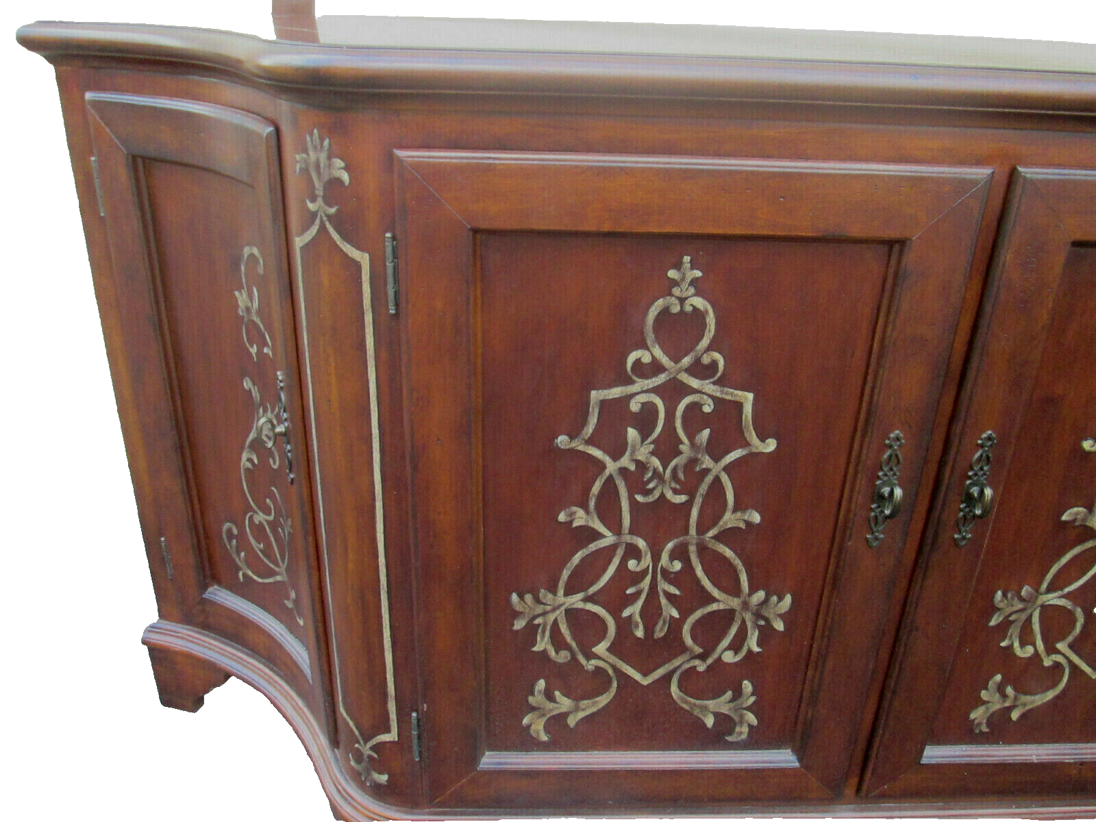 57287 LEXINGTON WAVERLY LARGE SIDEBOARD SERVER CABINET DRESSER W/ MIRROR