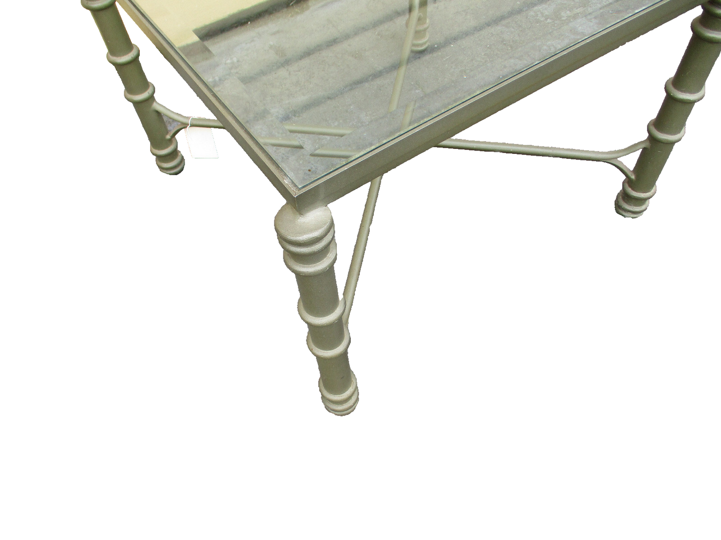 47718  Glass Top Decorator Coffee Table Stand QUALITY
