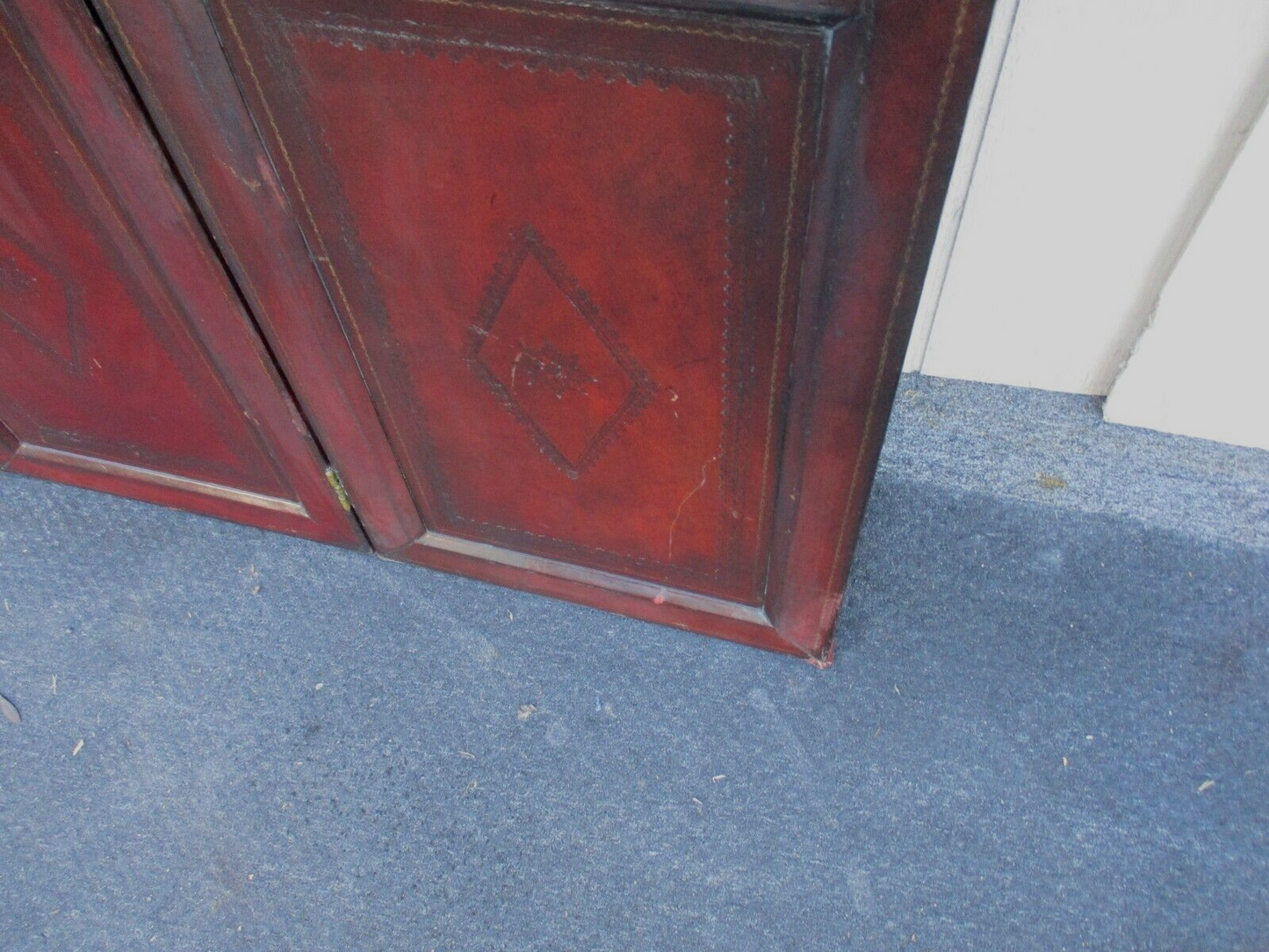 63755 QUALITY Leather Dressing Screen Room Divider