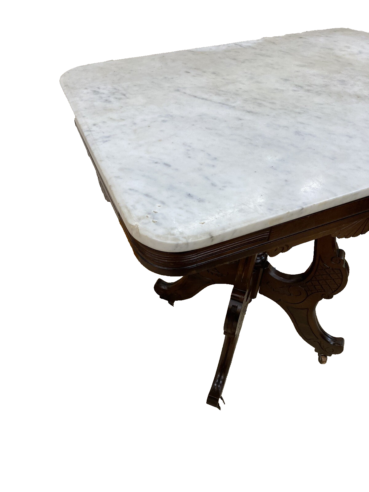 64811 Antique Victorian Walnut Lamp Table Stand