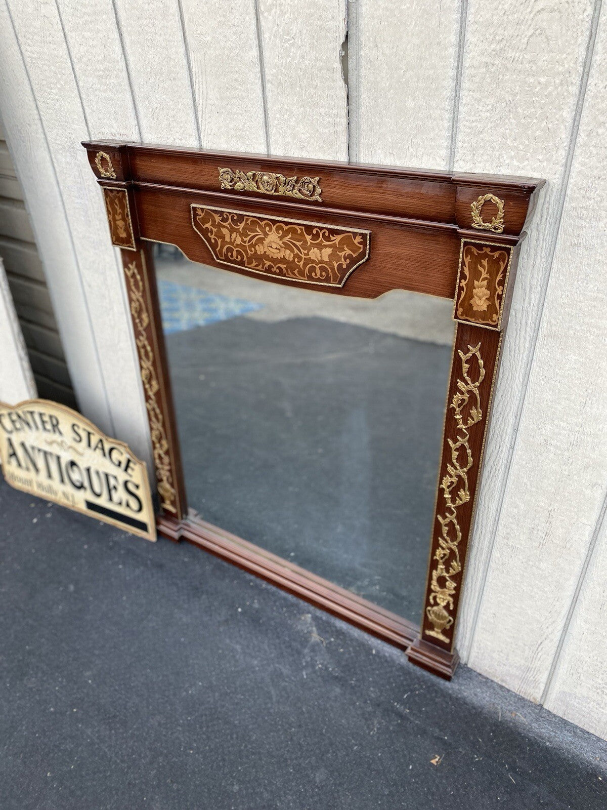 66159 Super Fancy Decorator Mirror with Bronze ormalu