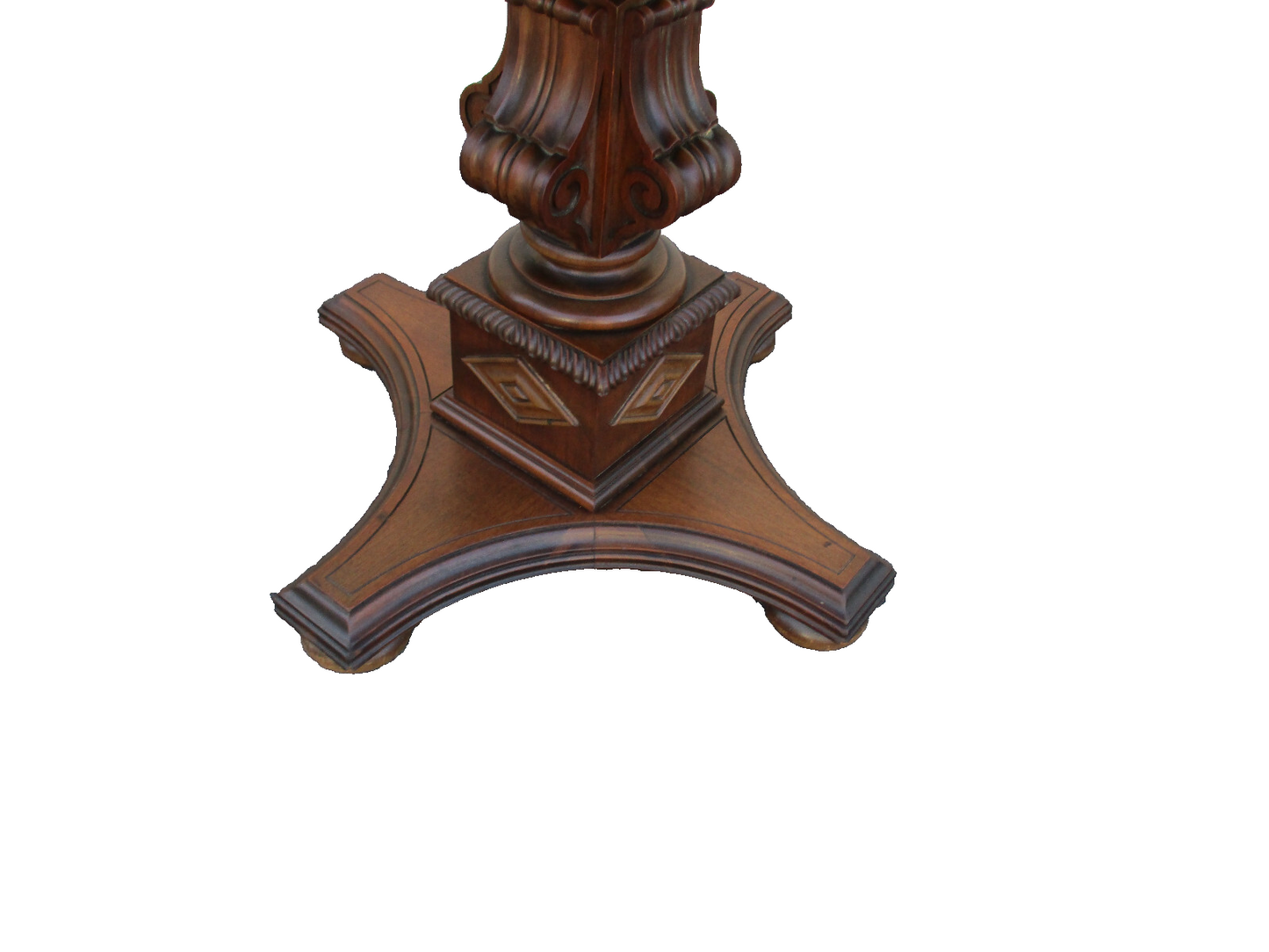 63354  Inlaid Walnut Lamp Table Nightstand Stand Imperial Grand Rapids Furniture