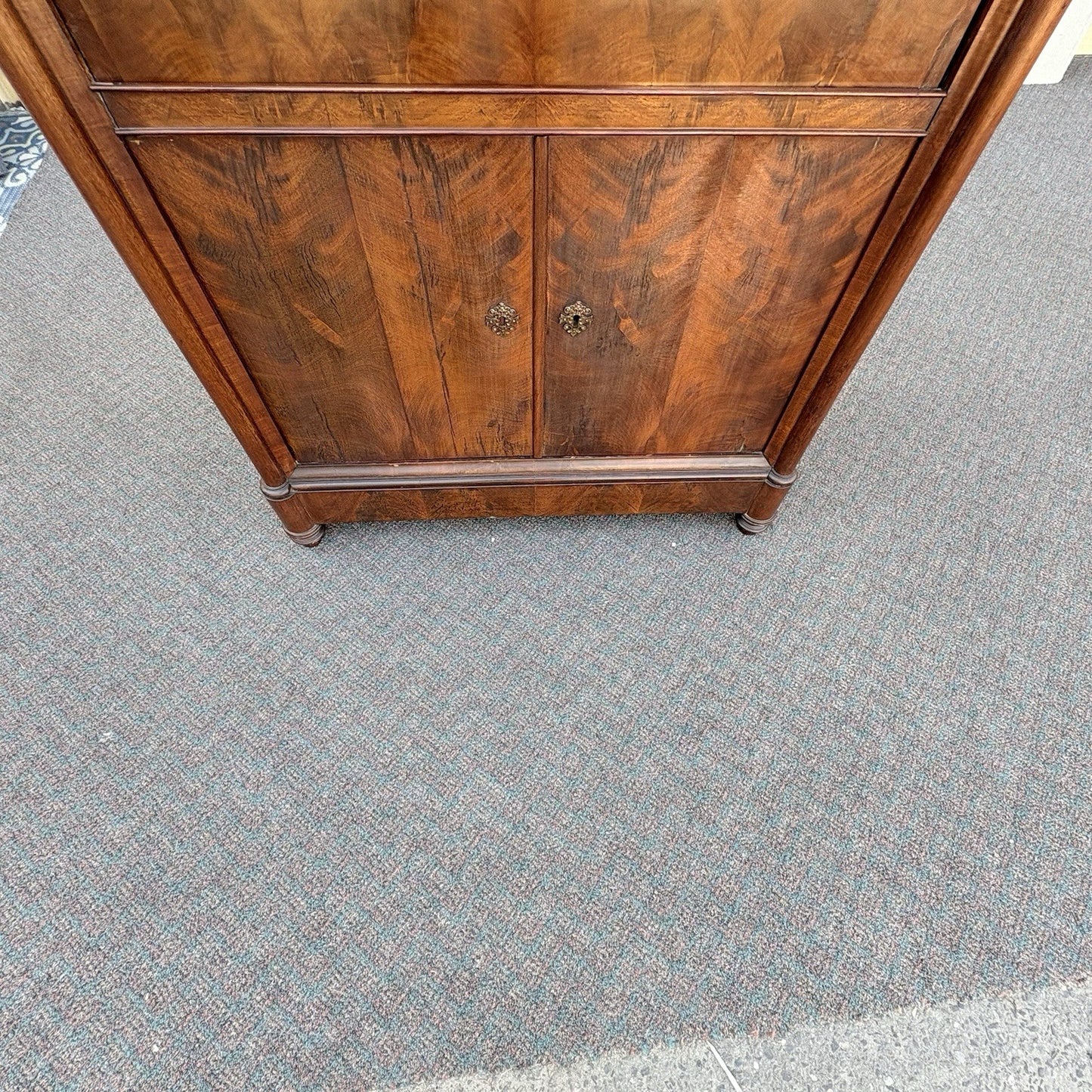 66985 SUPER RARE Drop Front Antique Desk