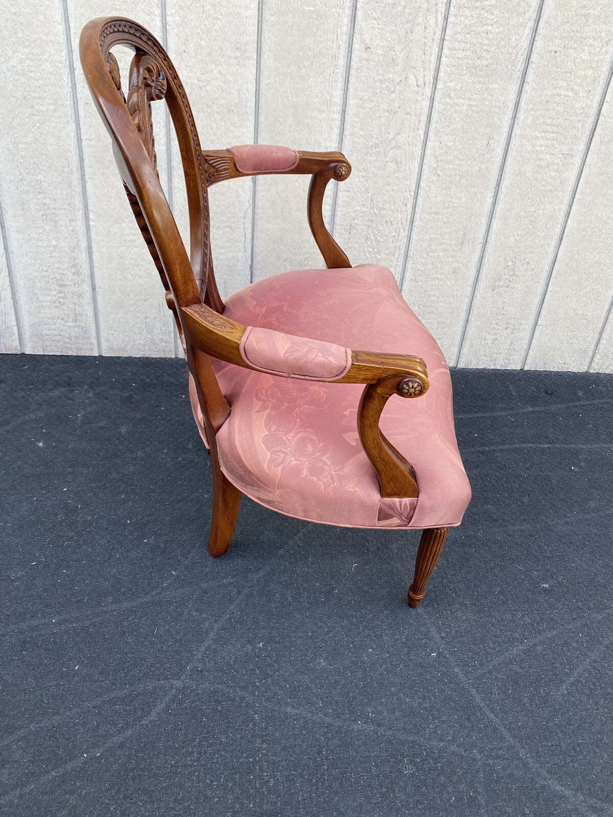 65887 Solid Mahogany Decorator Armchair Chair