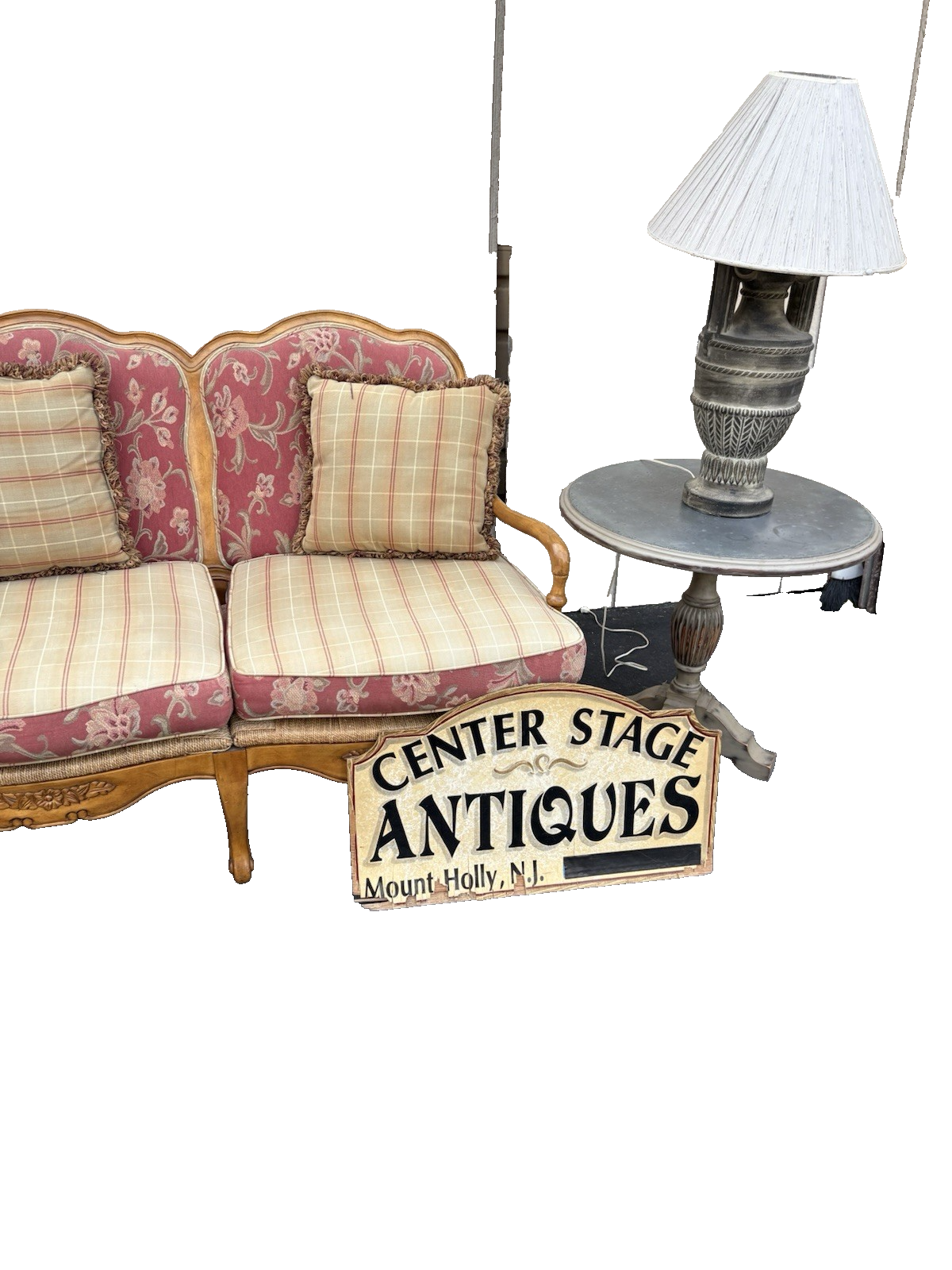 66784 Modern Bakers Rack Kitchen Cabinet with 2 drawers