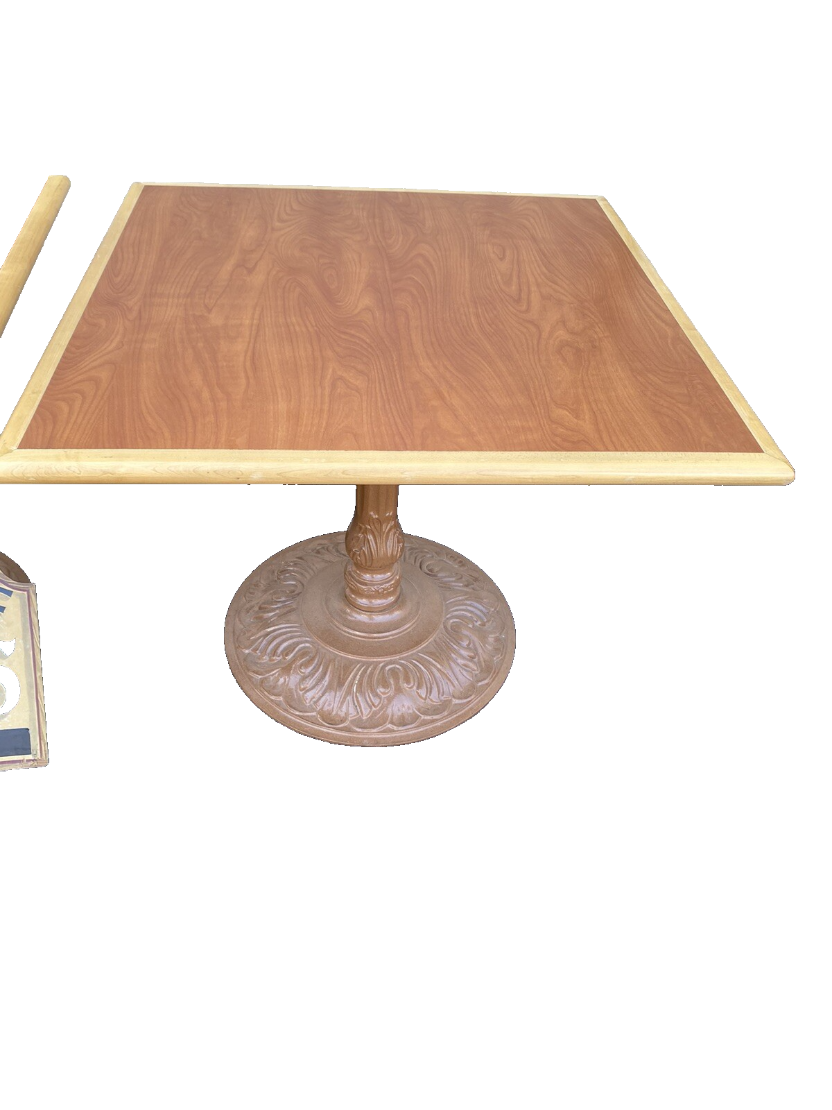 65315   Modern Cast Iron Dining Table Ice Cream Parlor Table