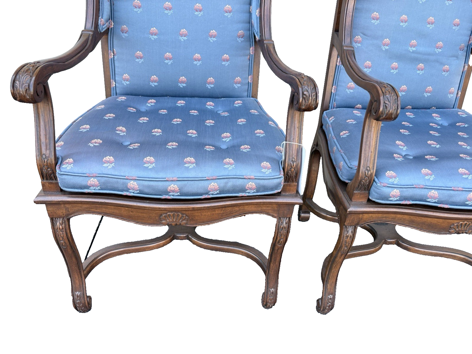 65310 Pair Quality  Decorator Bergere Armchair Chair s