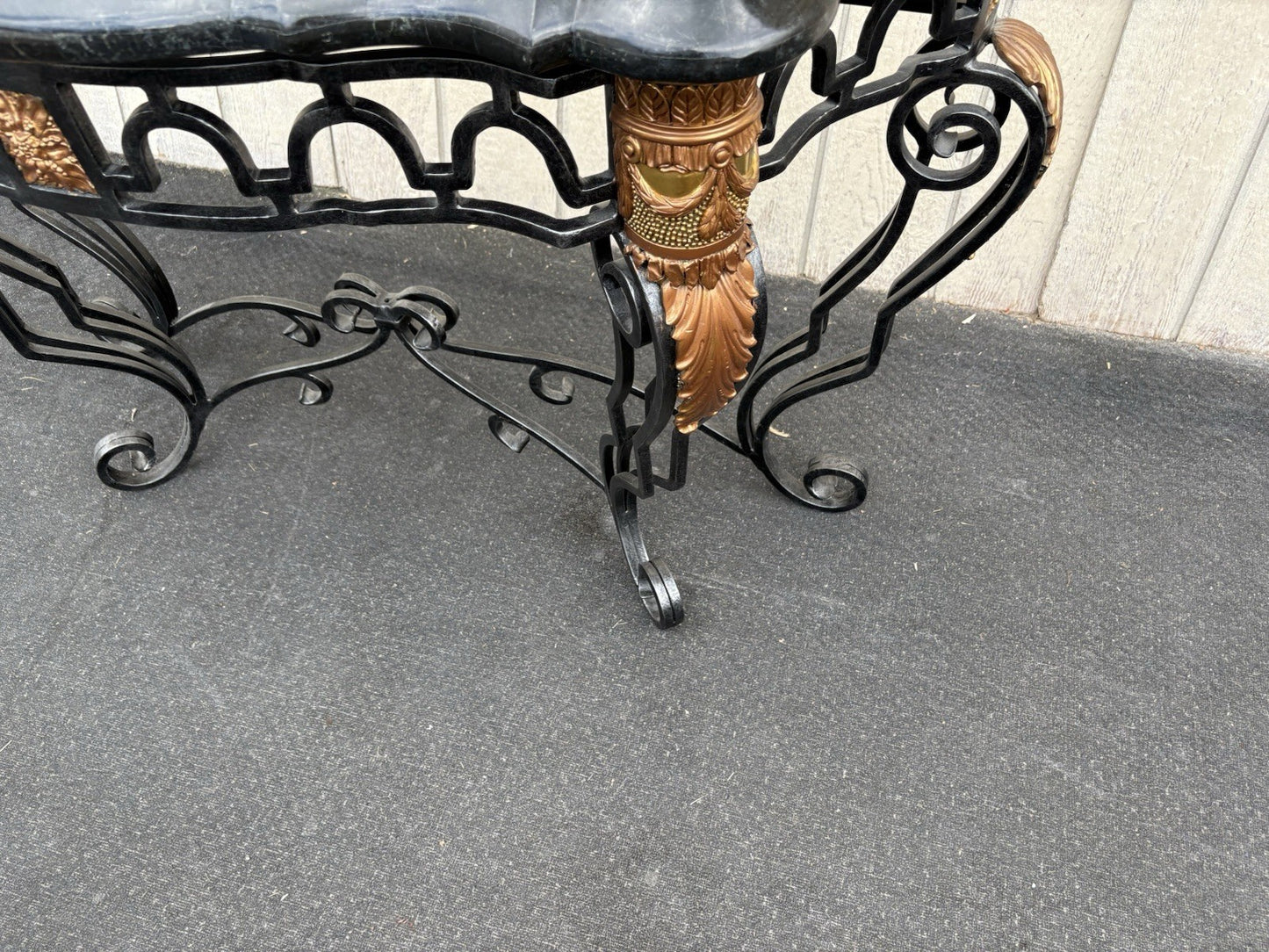 66849    Super Quality Marble Top Console Table Hall Stand Sideboard Server