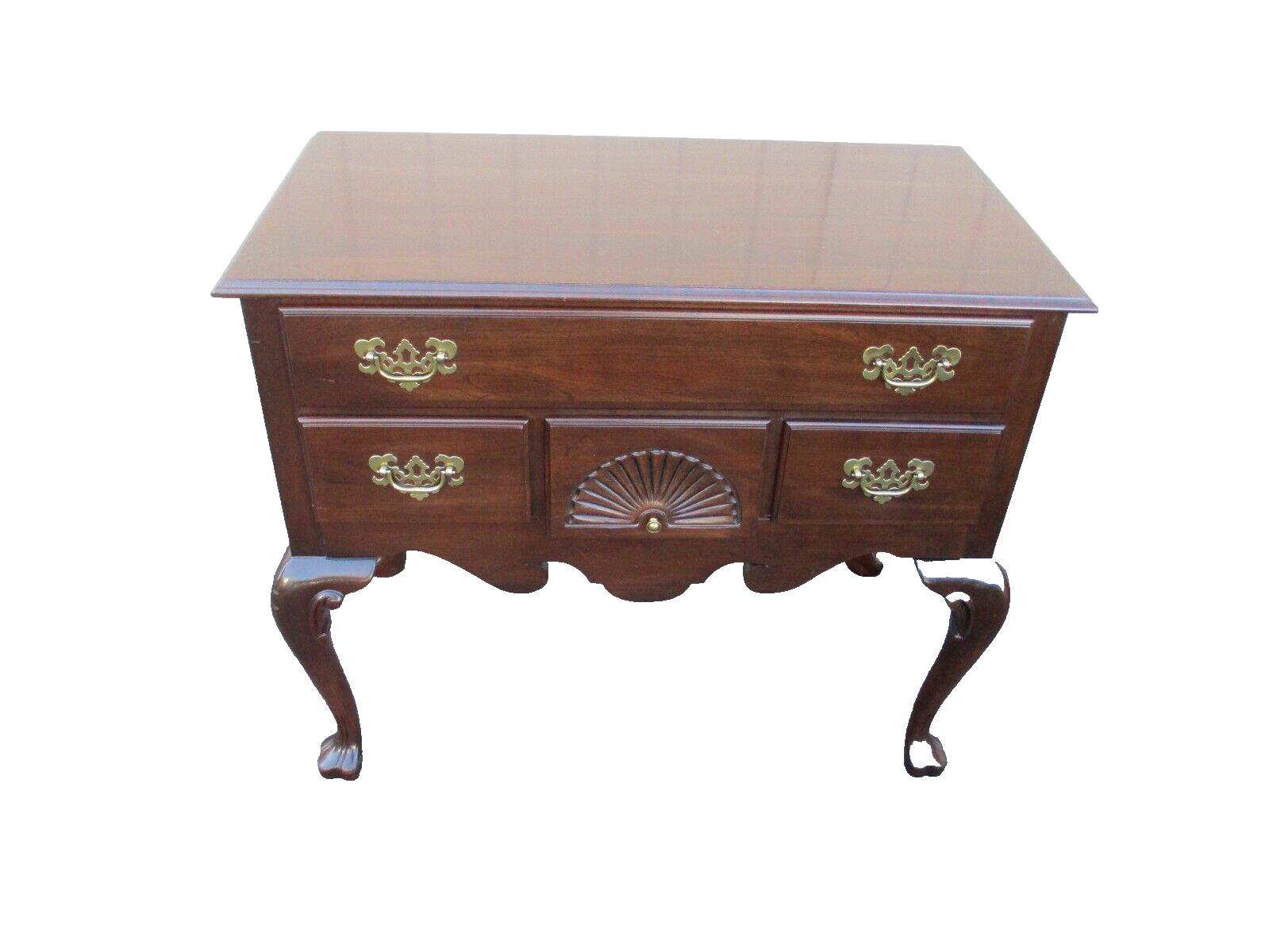 63765 ETHAN ALLEN Mahogany Low Boy Dresser Chest