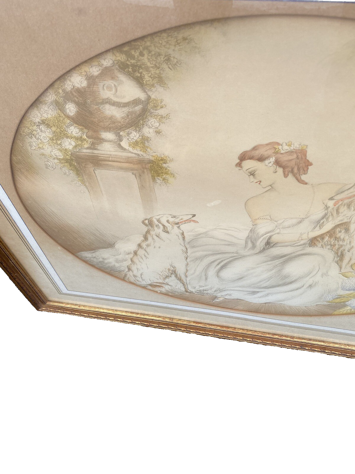 59022 Icart Style Print in Deco frame
