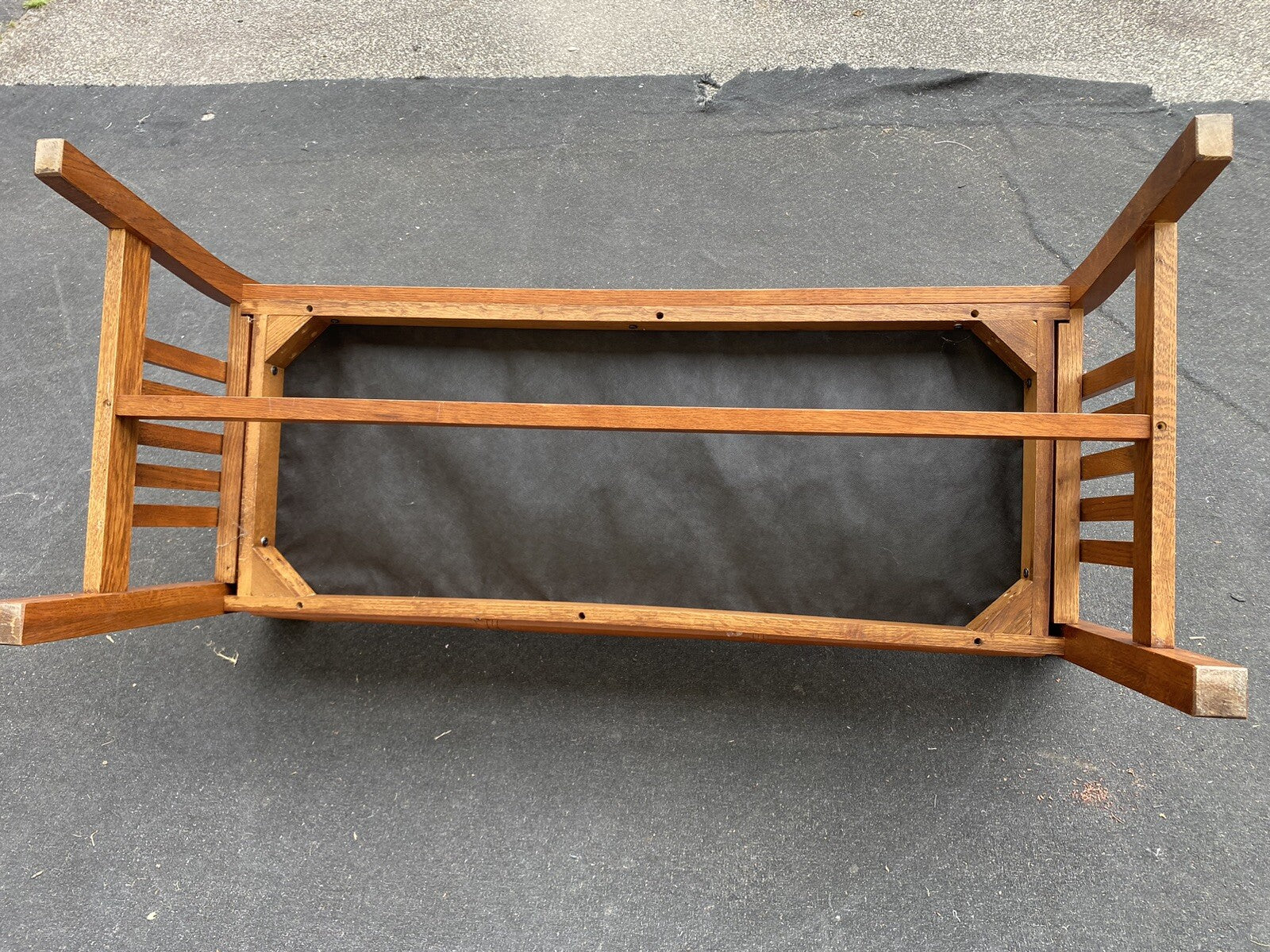 65660   Mission Oak Loveseat Settee Sofa Arts Crafts