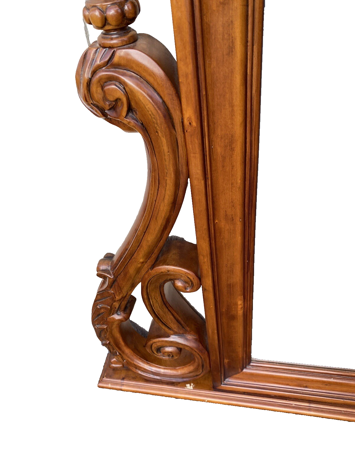 64904   PULASKI Large Beveled Dresser Mirror in Carved Frame