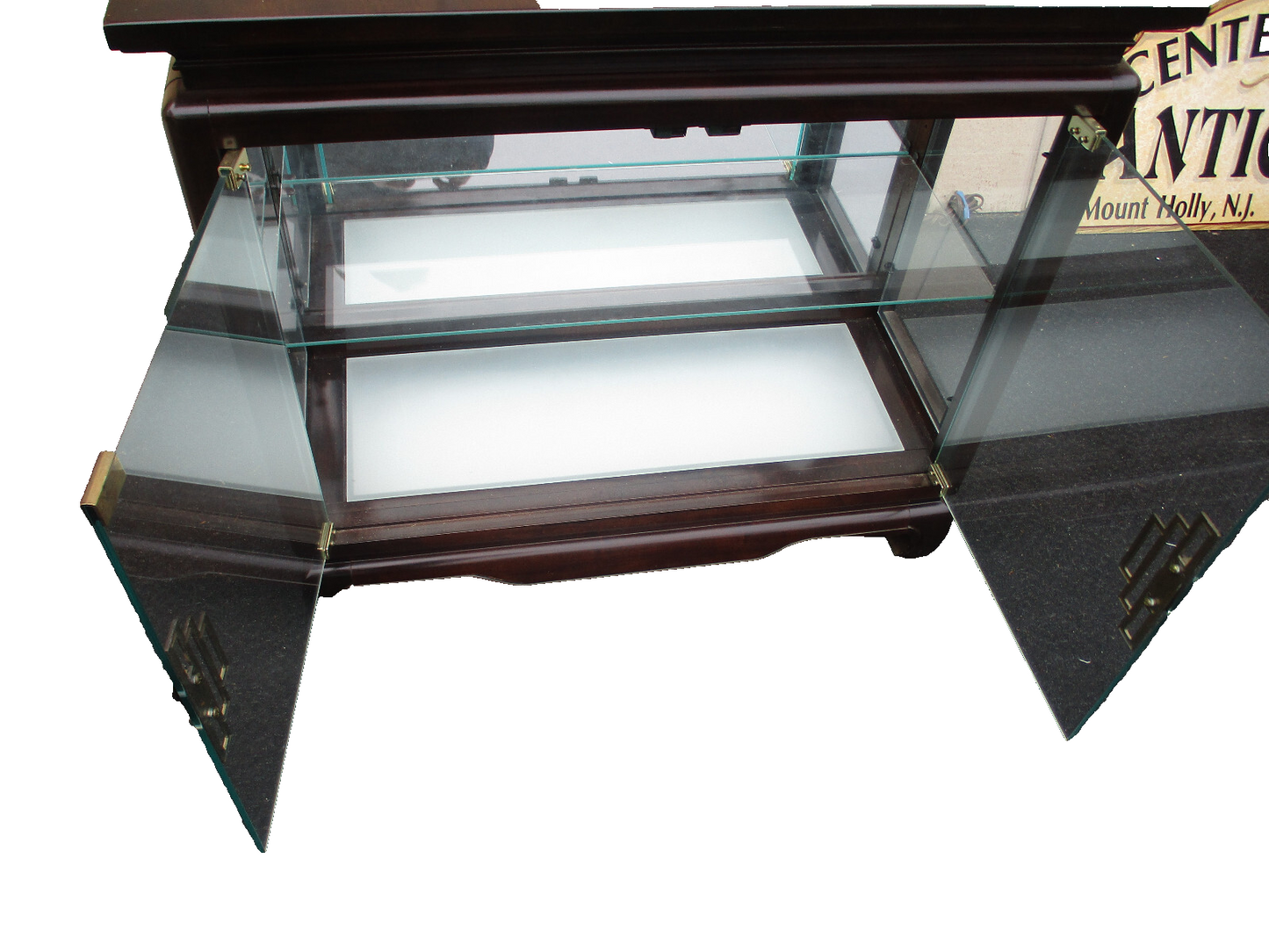 64181   Oriental Credenza Curio with Light PULASKI Furniture