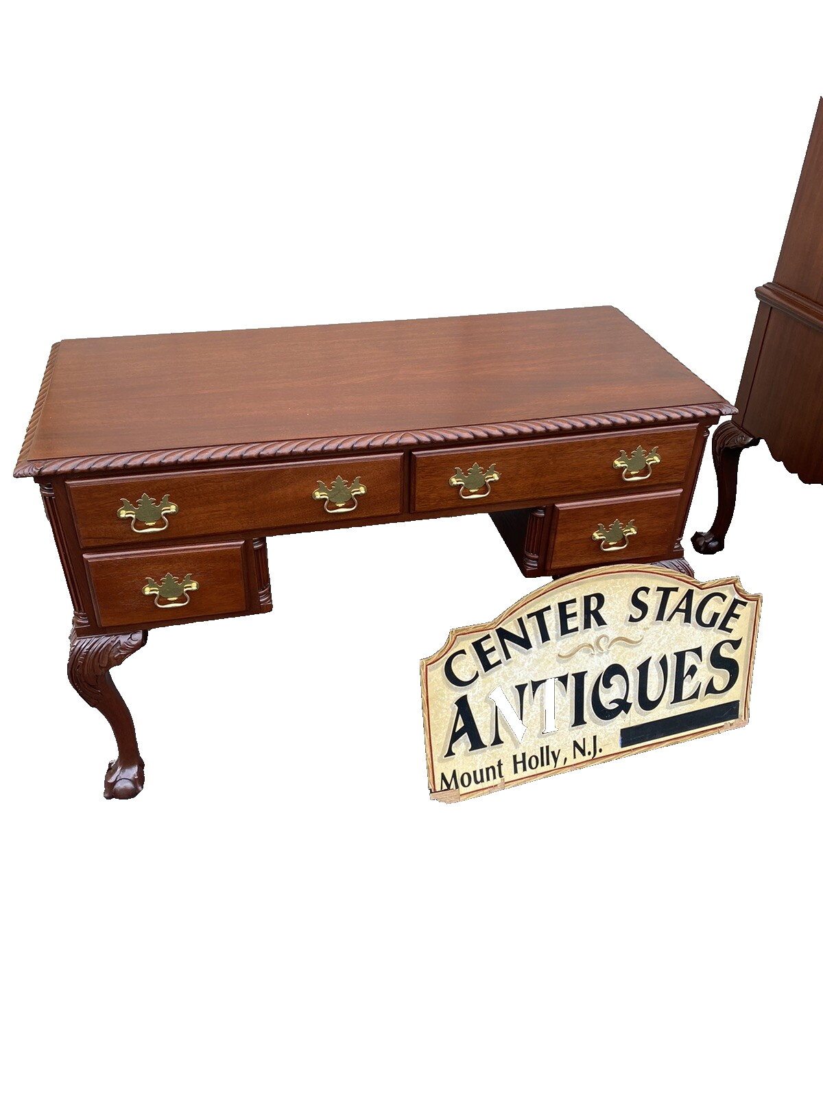 66073 Solid Mahogany Vanity Desk CUSTOM MADE