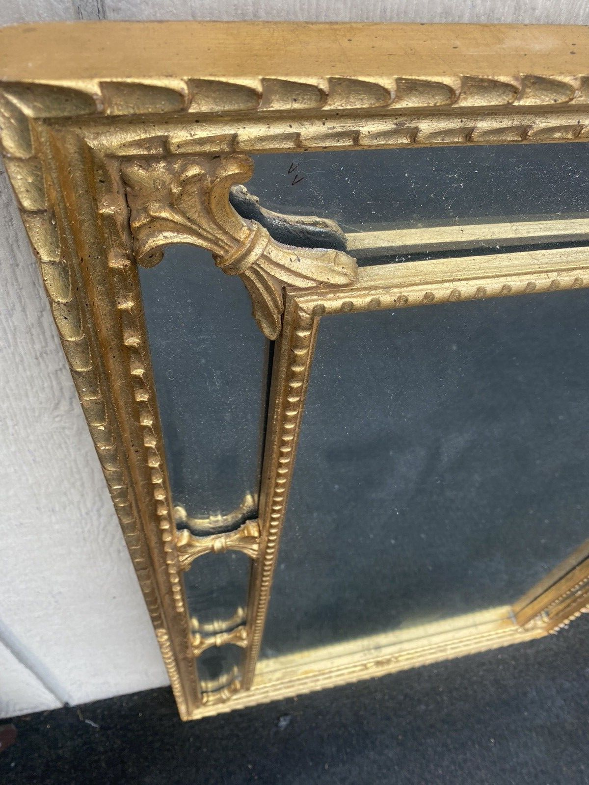 65739 Rectangular La Barge Gold Decorator Mirror