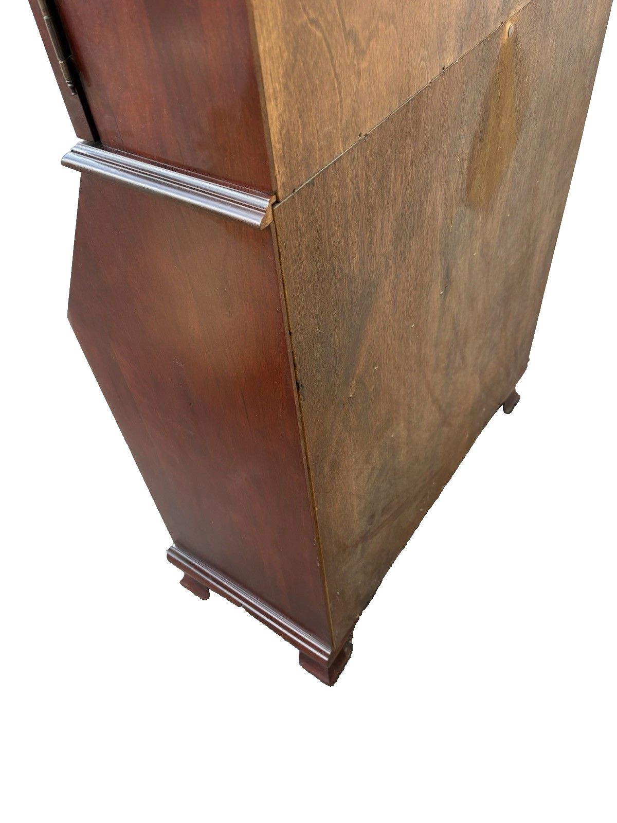 66938 Jasper Furniture Cherry Secretary Desk w/ Bookcase Top