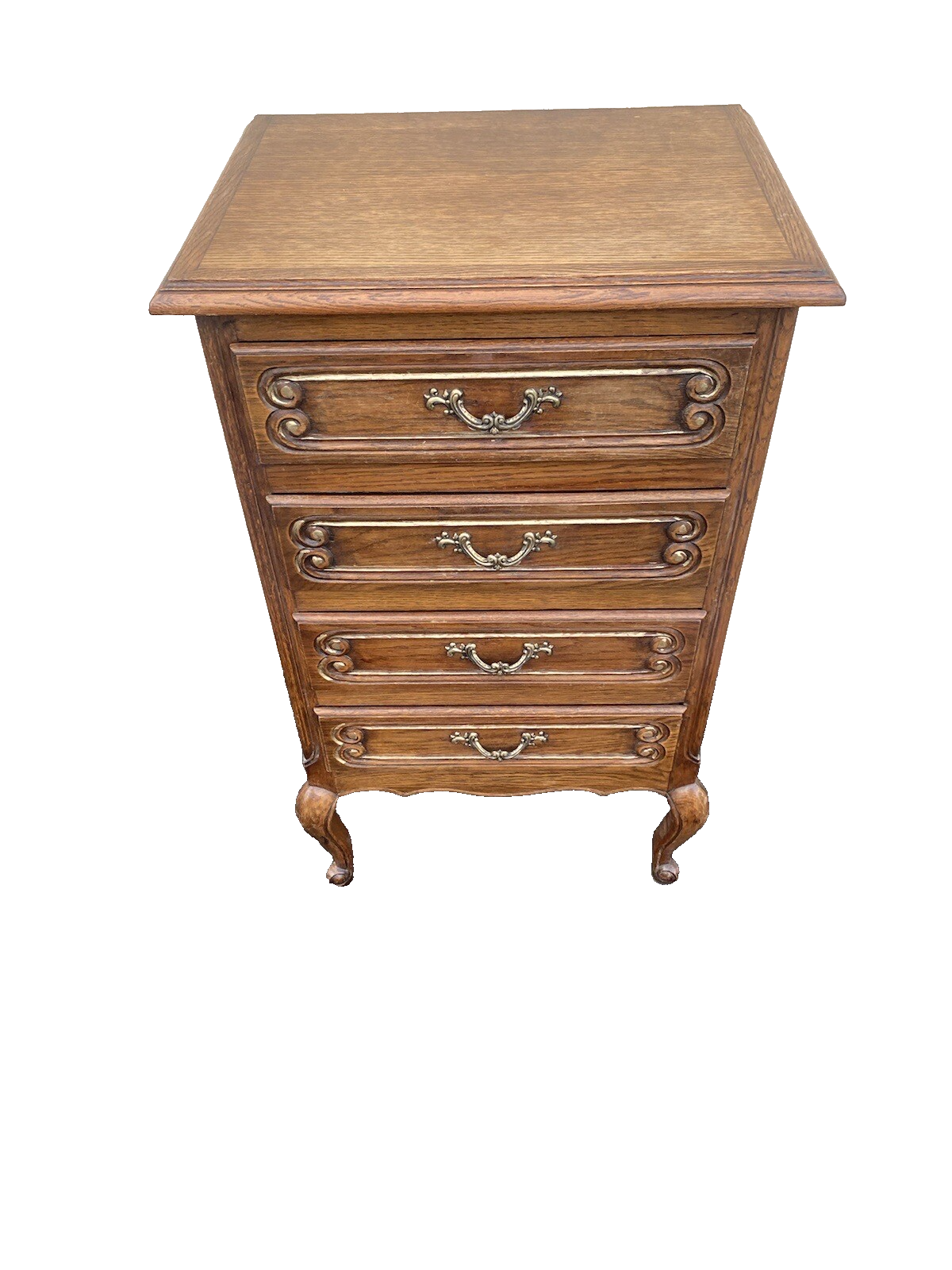 65016   Oak Lingerie Chest Dresser Nightstand