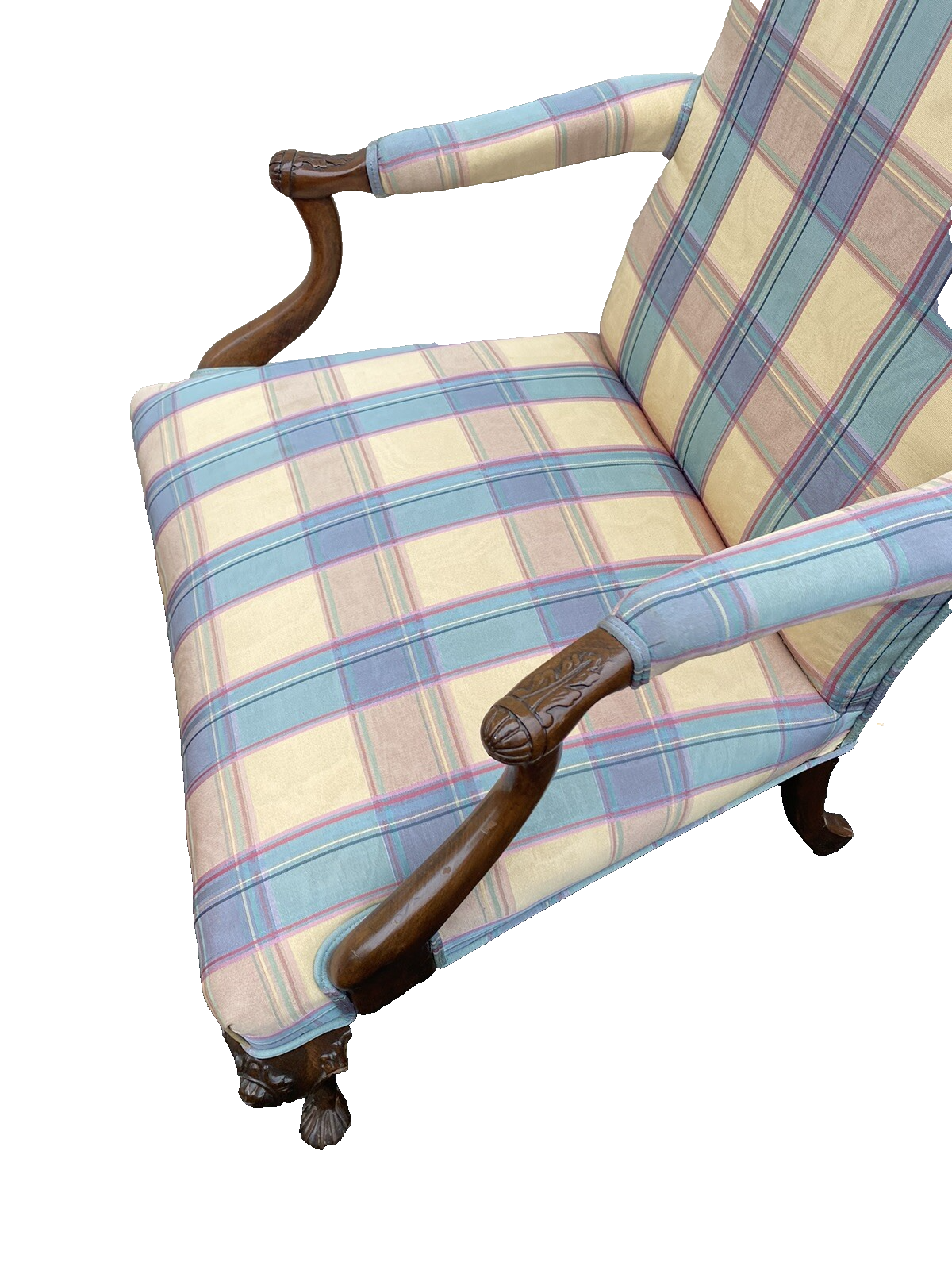 65907  Pair French Country Bergere Armchair Chair