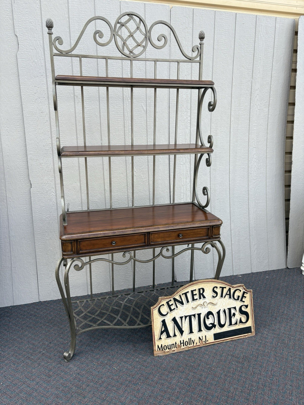 66994 Modern Baker Rack Kitchen Storage Cabinet