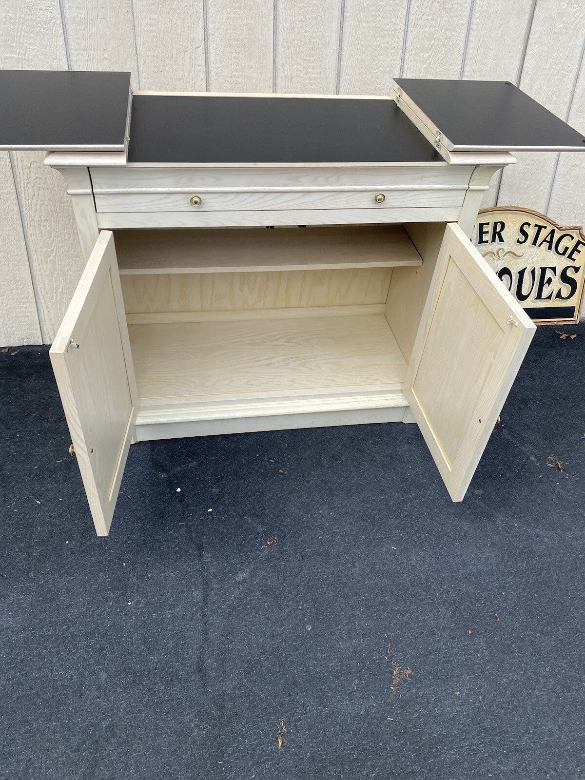 64685 ETHAN ALLEN Decorator Bar Cart Server Sideboard