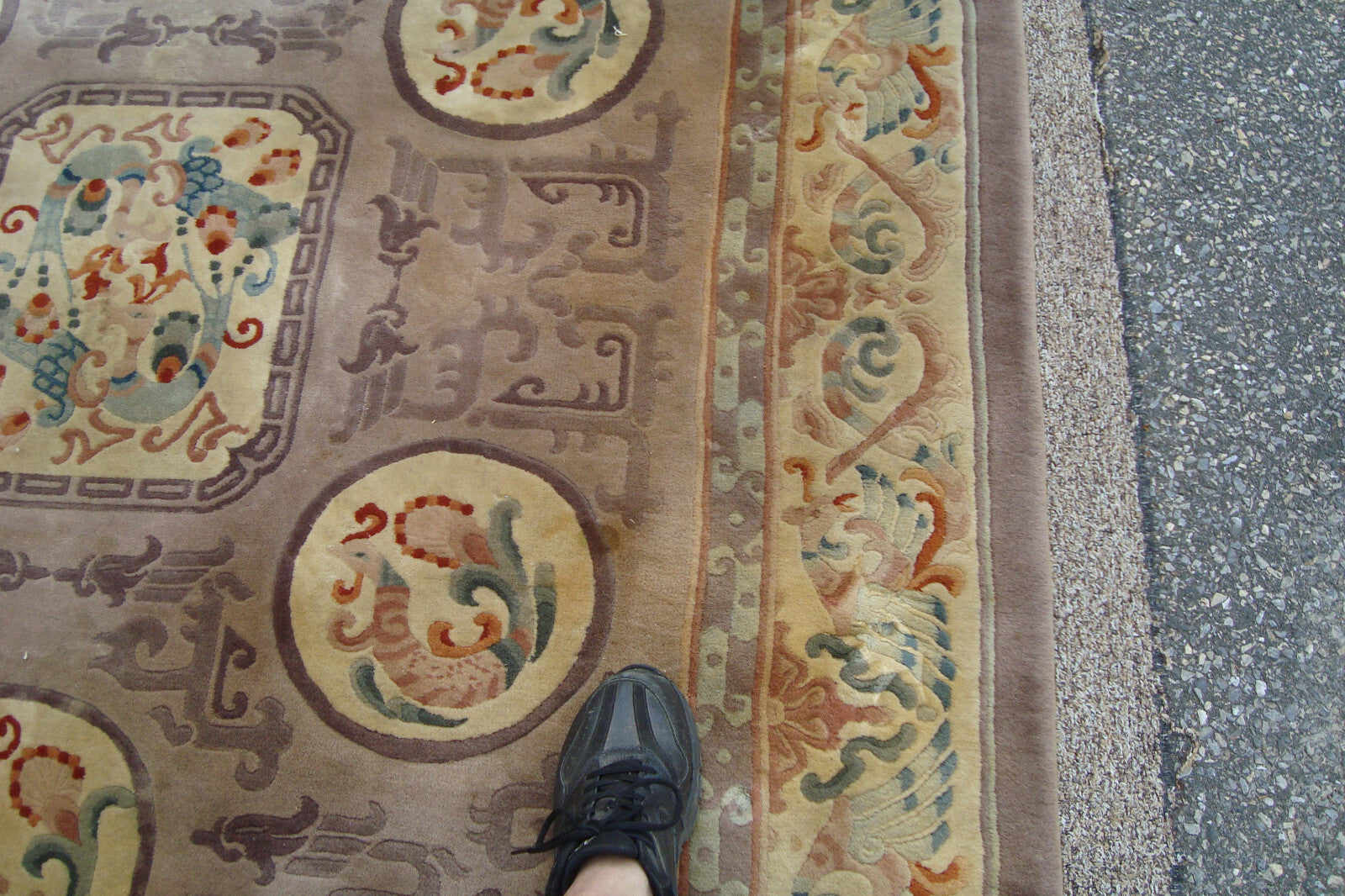 Rug 08:    Machine Made Wool Oriental Carpet RUG   SIZE  115 " x 73 " VANICE