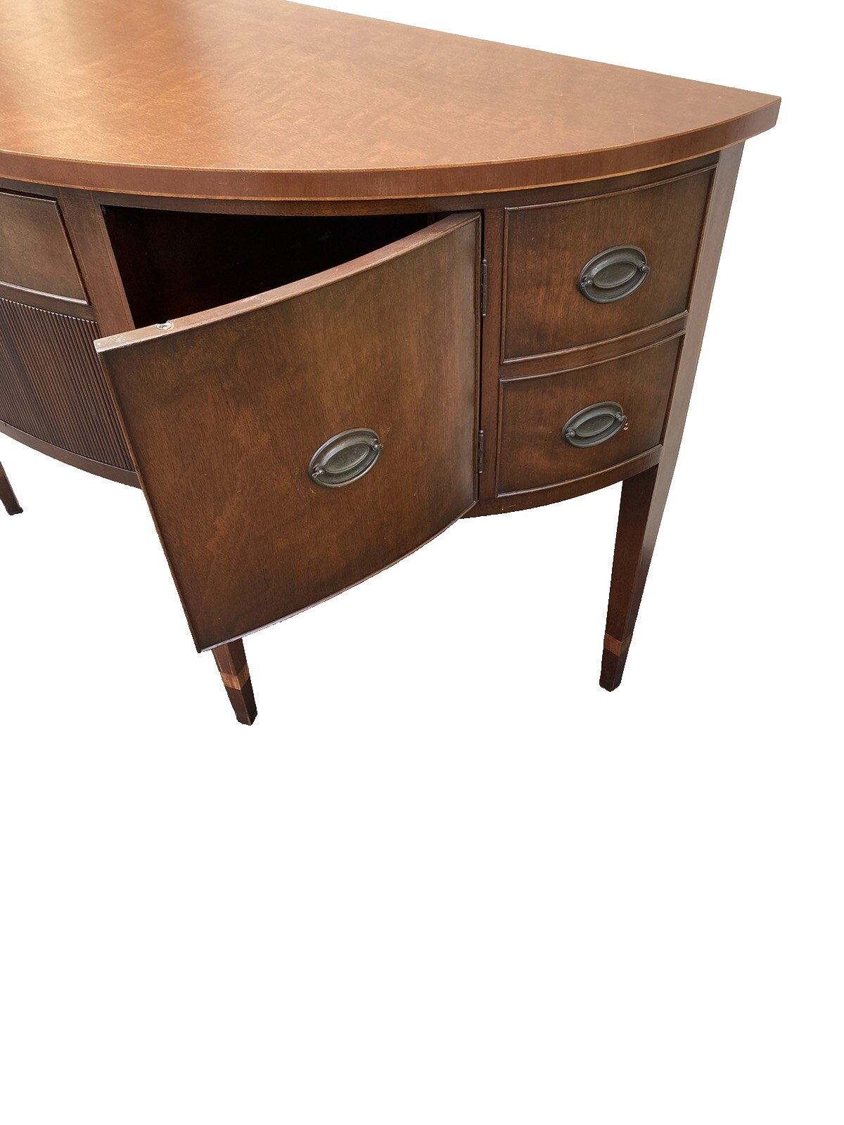 56898 KITTINGER 17685  Large Mahogany Pencil Inlaid Buffet Sideboard Server