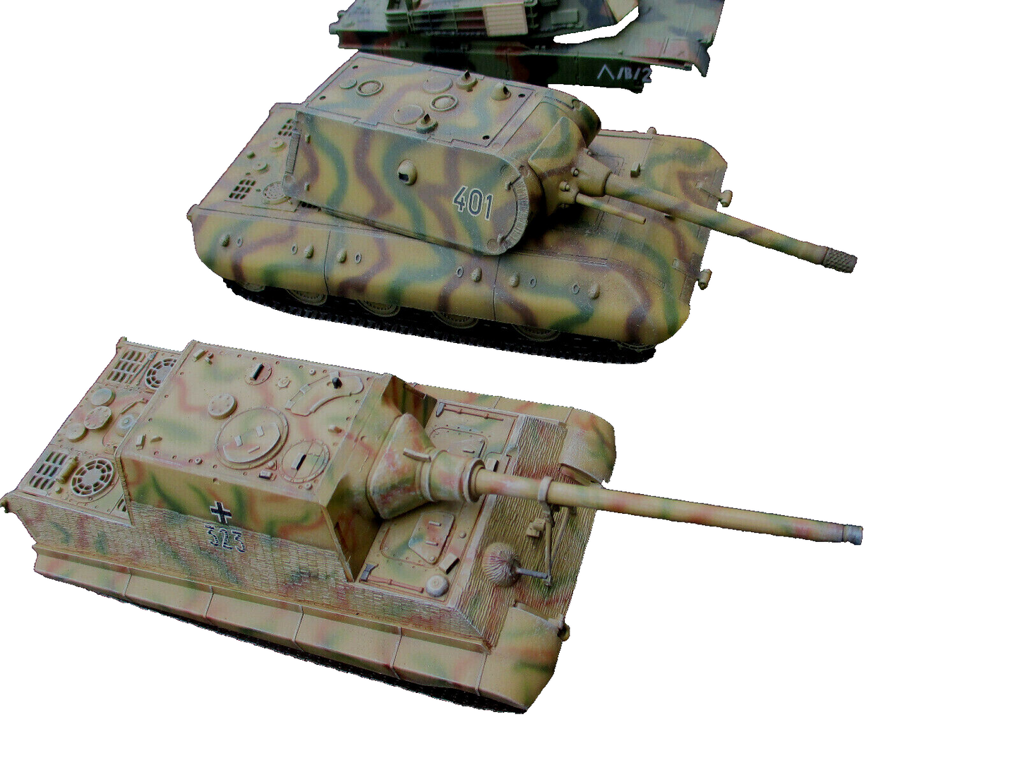 ES52 Dragon Armor Models WWII Collectible Model Grouping of 6 Military Tanks