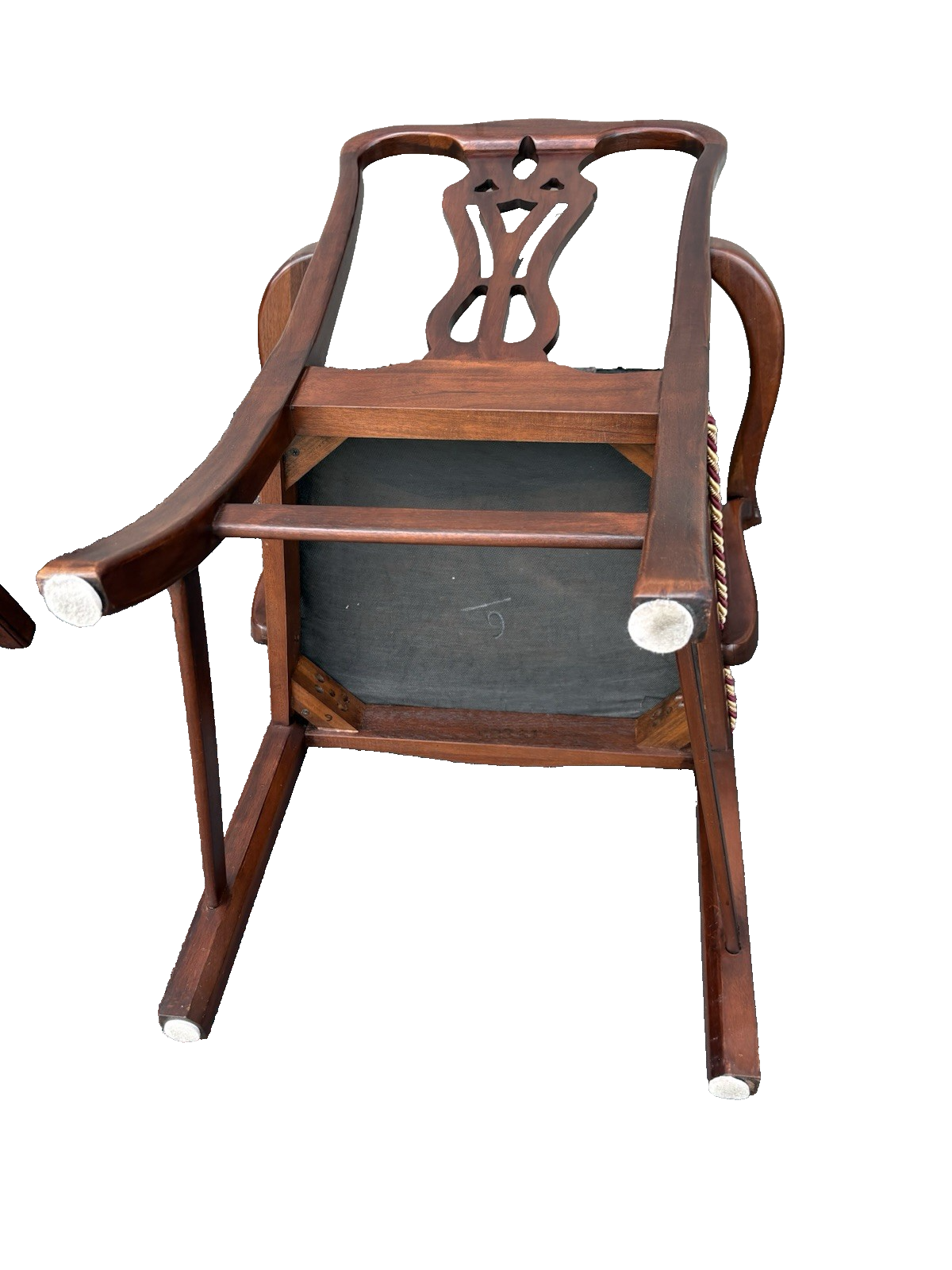 66986 Set of 10 DAVIS Furniture Mahogany Dining Chairs Chair s