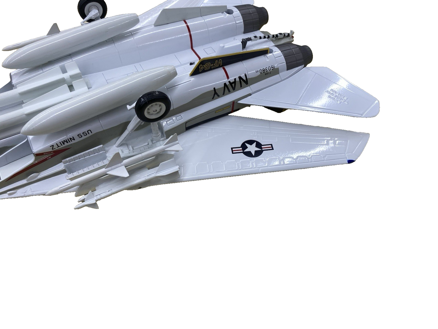 ES 228: Franklin Mint F 14 Tomcat U S Navy Jolly Rodger Airplane Plane