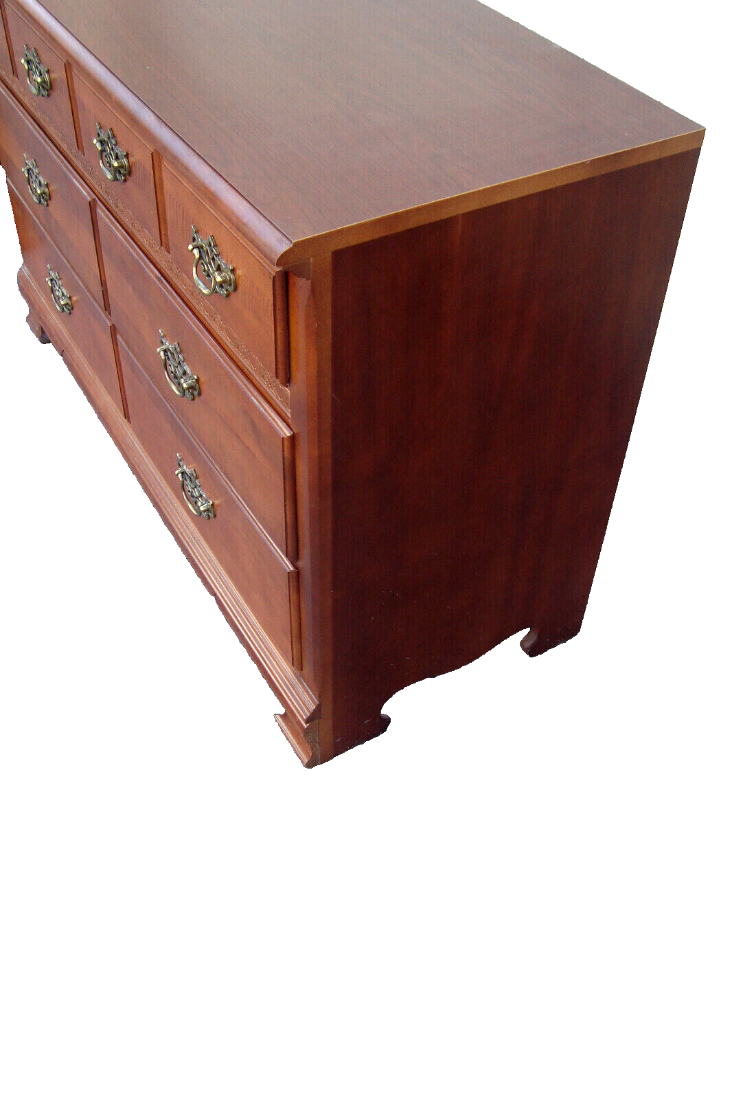 62258 Stanley Cherry Dresser with Mirror
