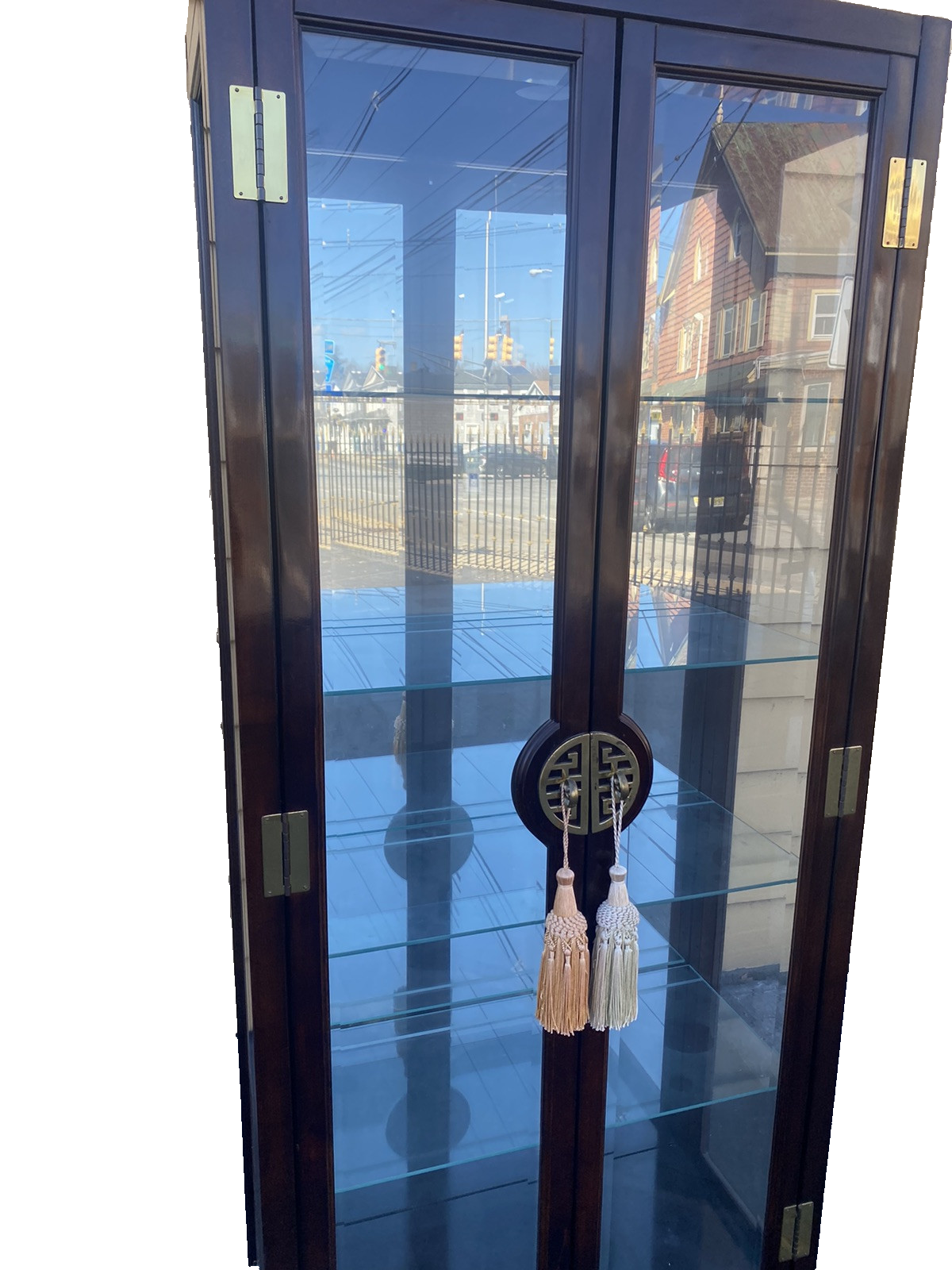 66385 American Furniture Oriental  Curio China Cabinet