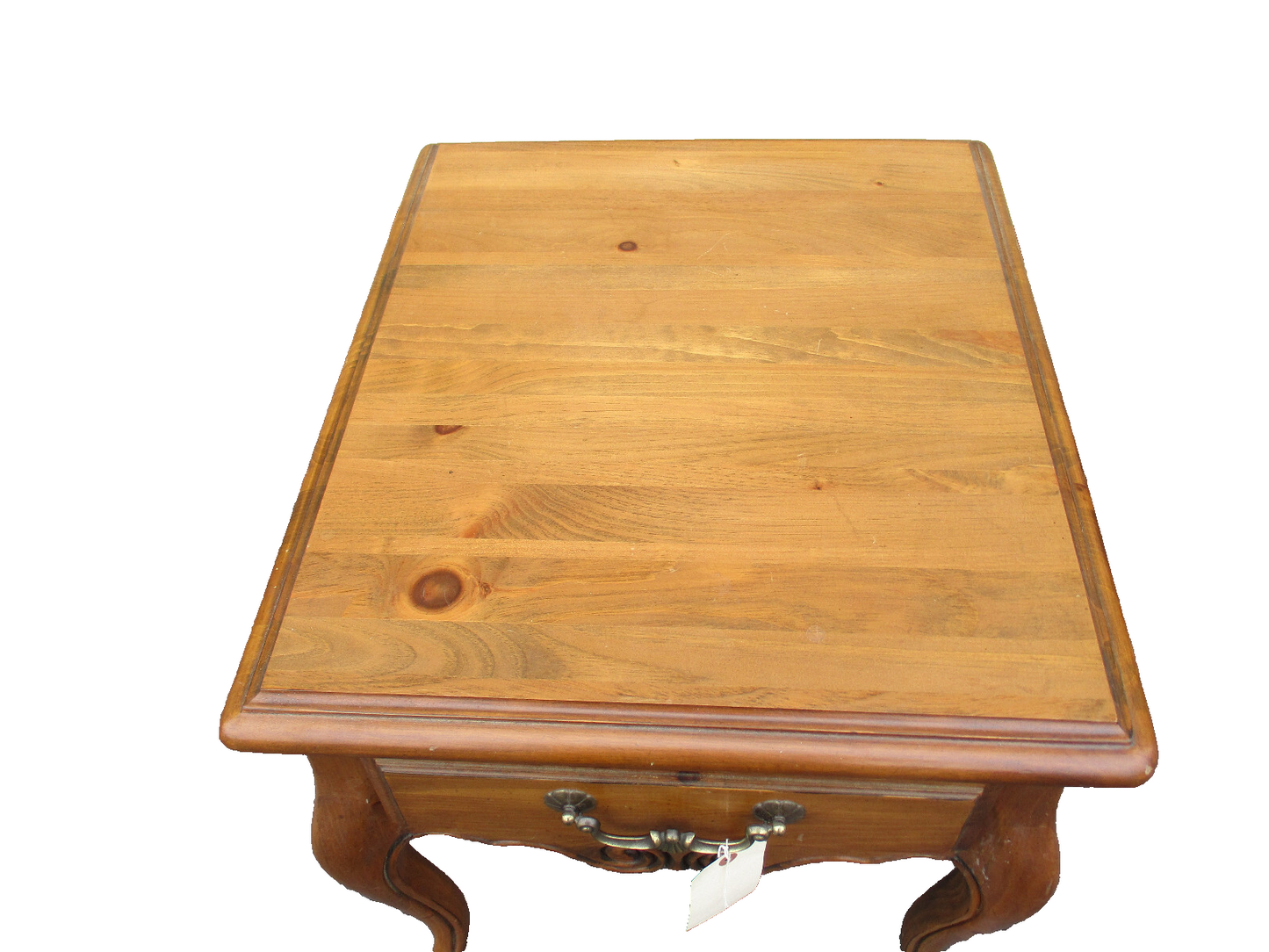 59737 ETHAN ALLEN  Pine Lamp Table Stand Nightstand