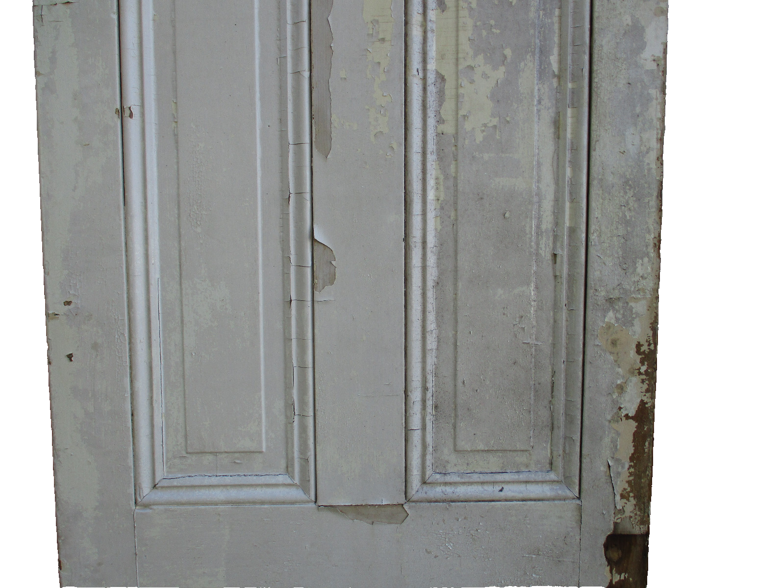 DOOR 08:    Antique  Raised Paneled Victorian Wood  Door 31" x 88 1/2"H