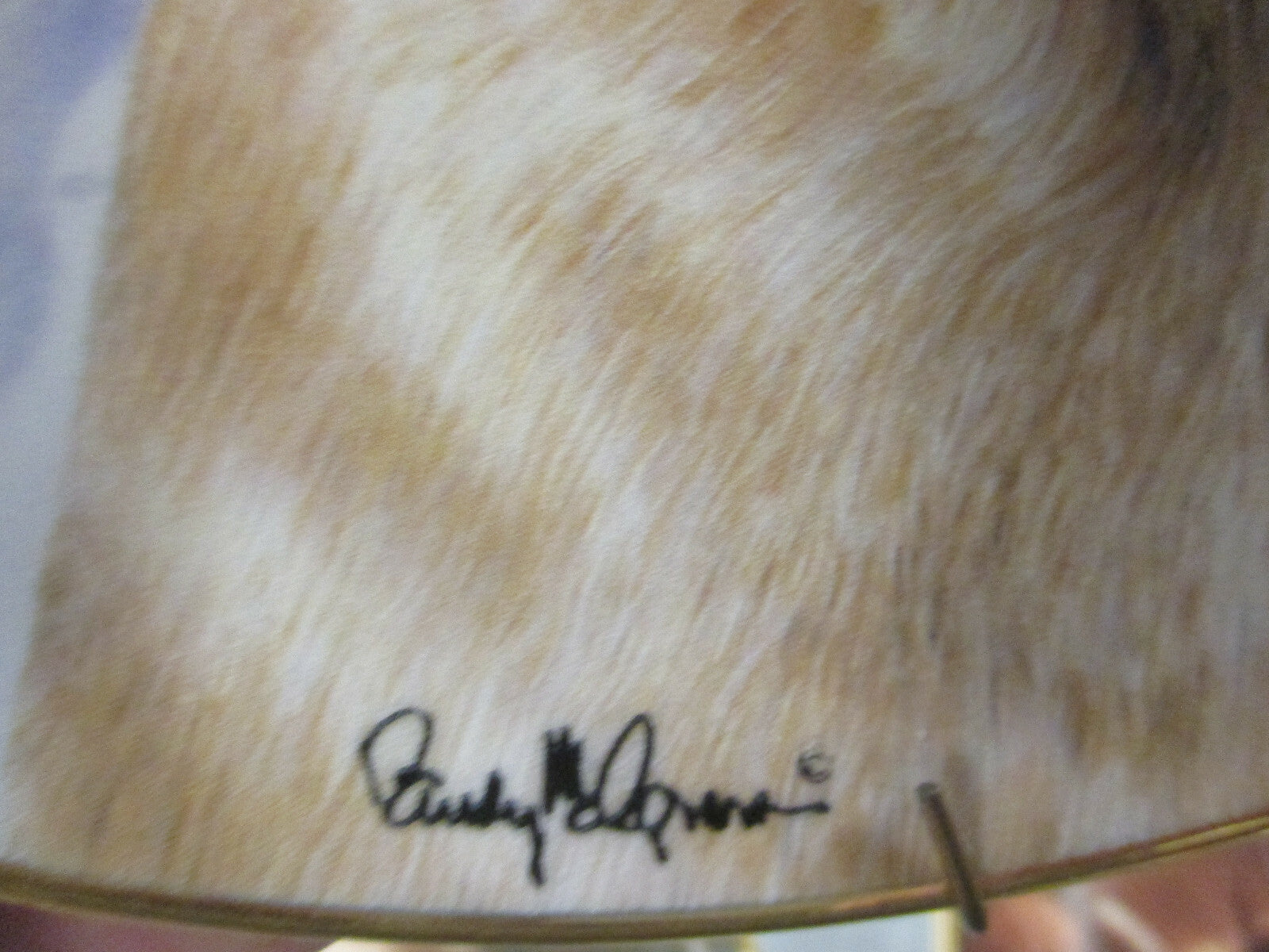 ES Set of 5 FRANKLIN MINT  Dog Porcelain Plates  8" diameter