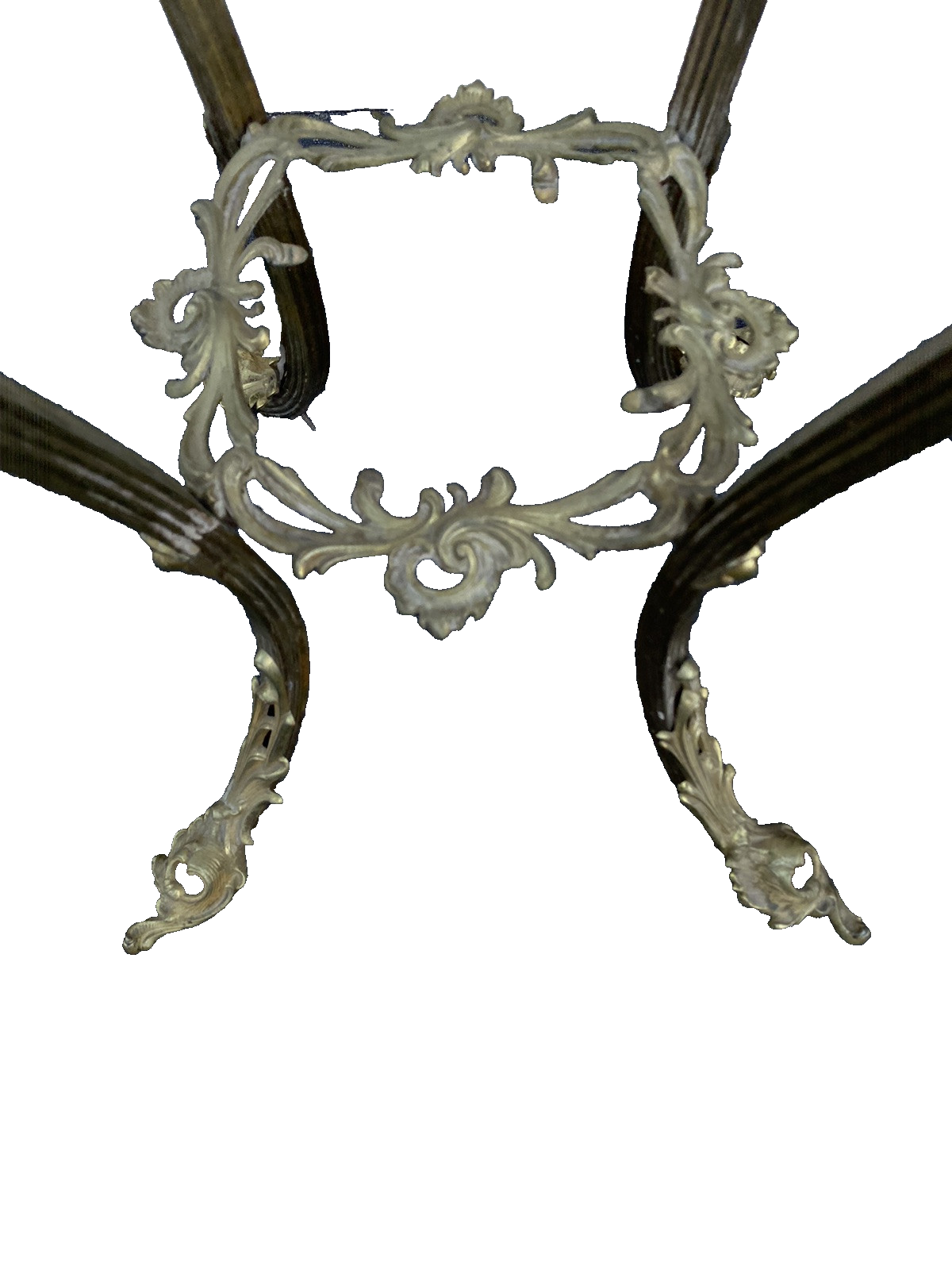 66370 Fancy Victorian Brass and Onyx Stand.