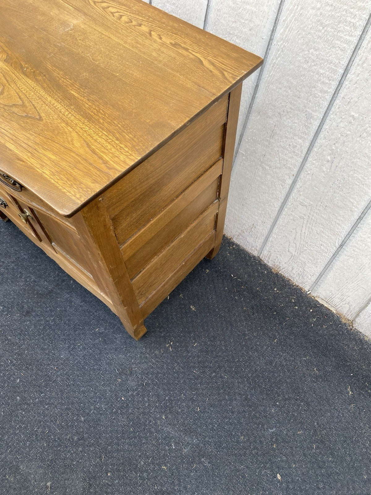 66602   Antique Victorian Oak Washstand Dresser Chest