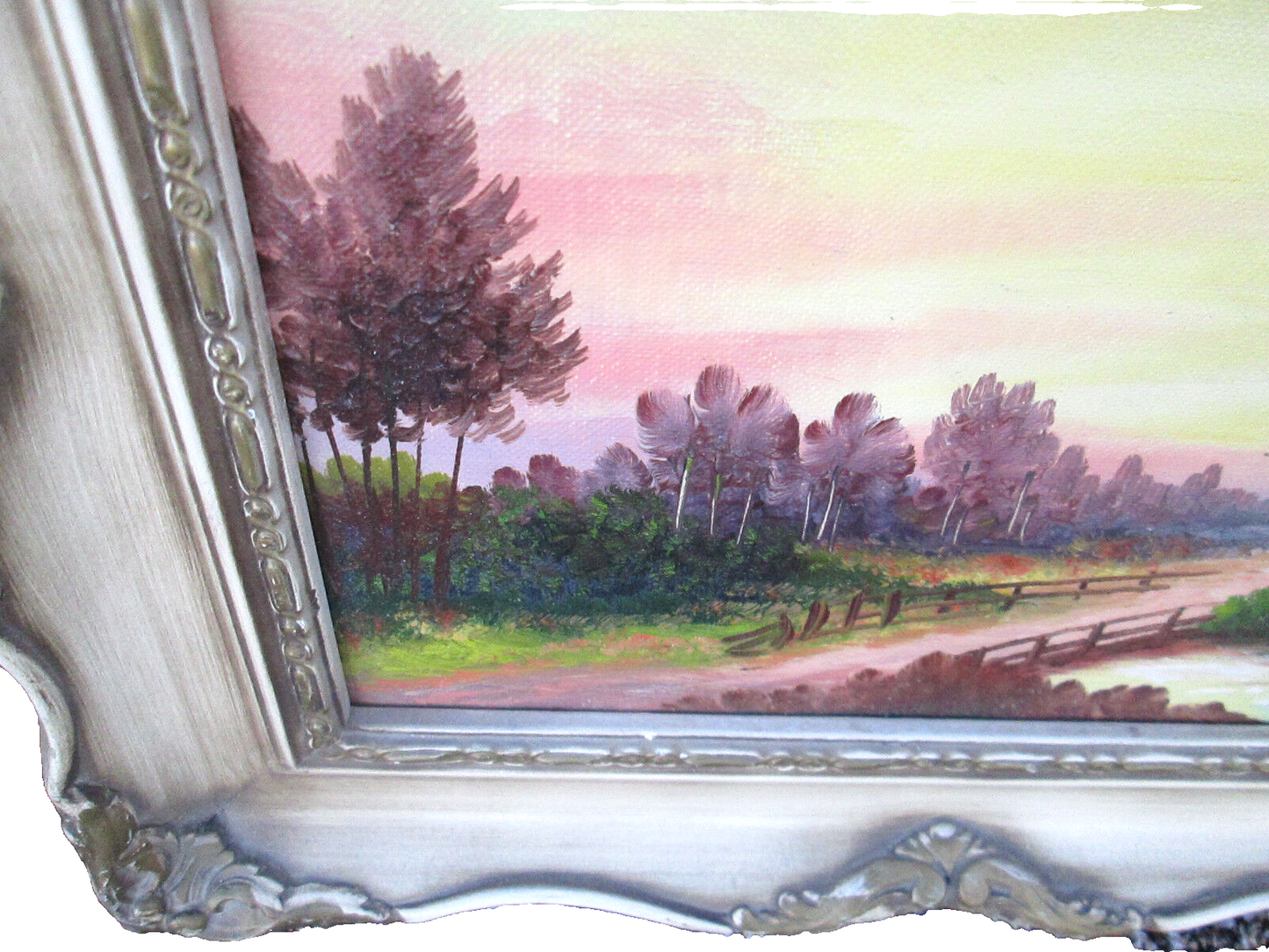 55162  Pair Mid Century French Oil Painting ARTIST  Signed  BOHILUM ??