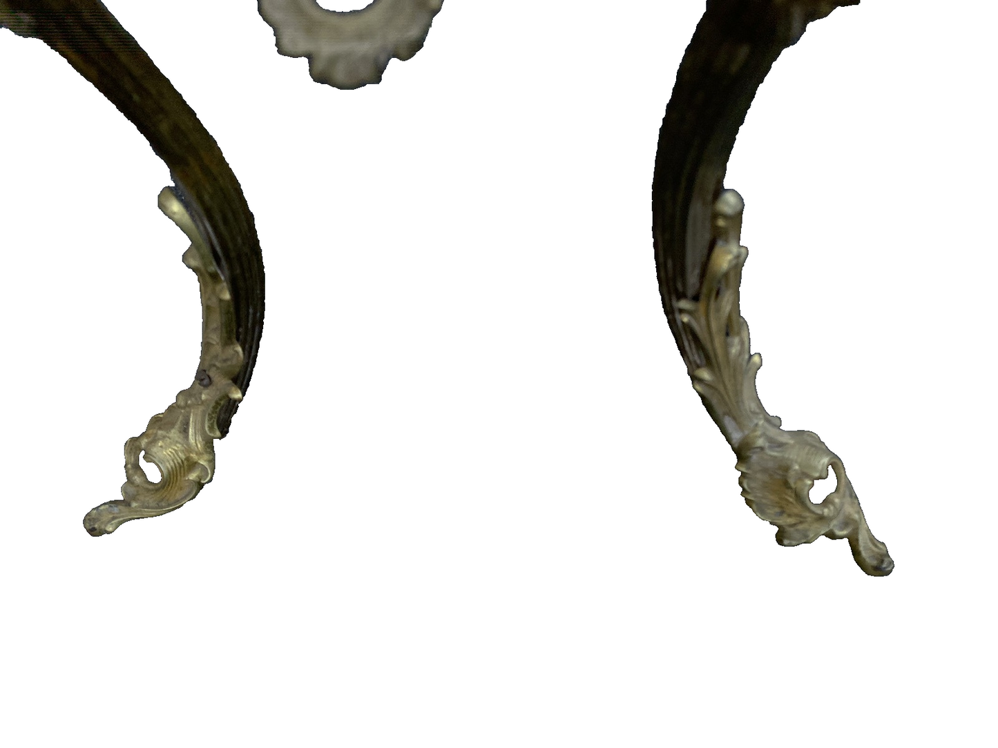 66370 Fancy Victorian Brass and Onyx Stand.