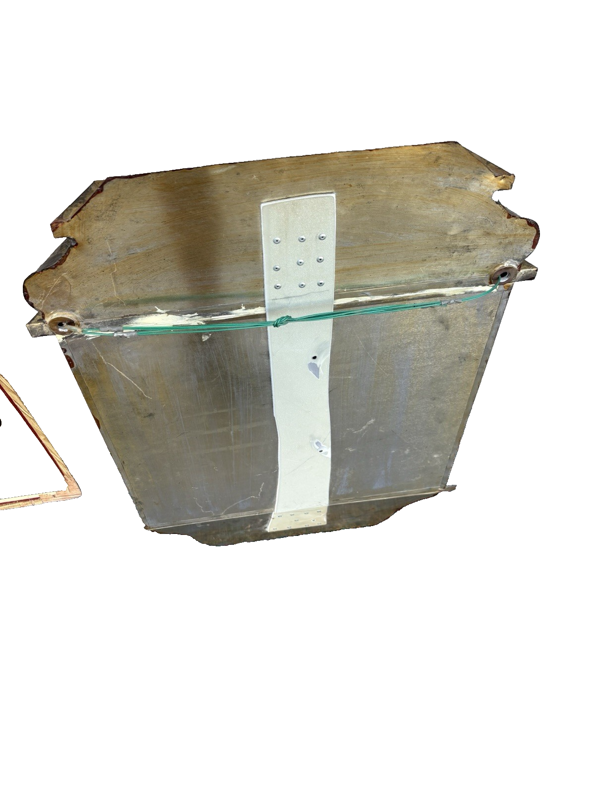 66958 METAL CLAD Whatnot Curio Wall Shelf w/ 2 Doors