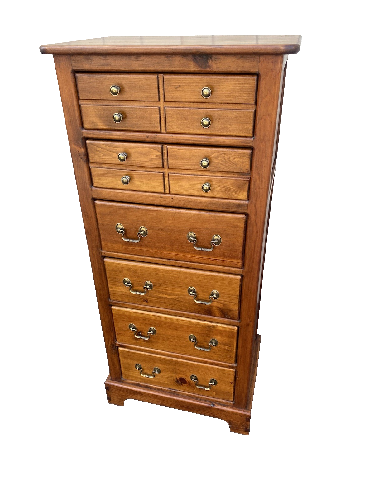 65846 Pine Lingerie High Chest Dresser
