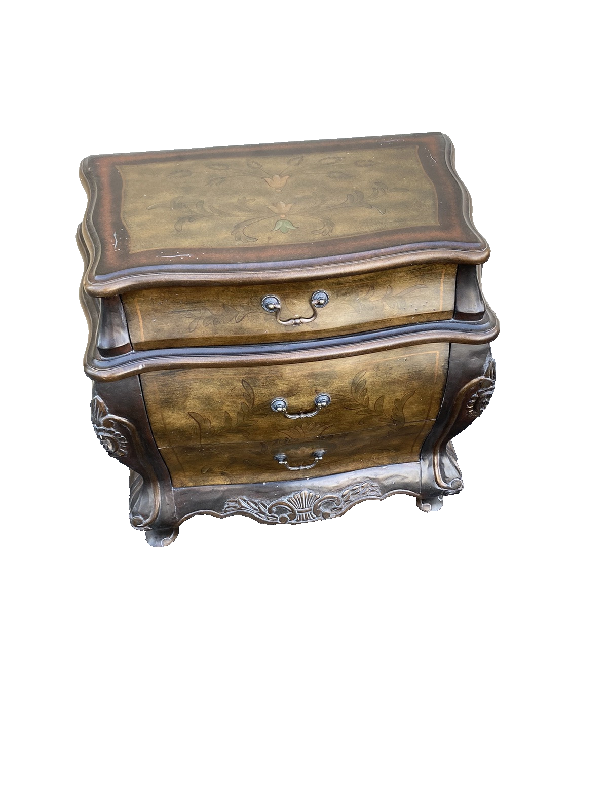 66319  Bombay Nightstand End Table Stand