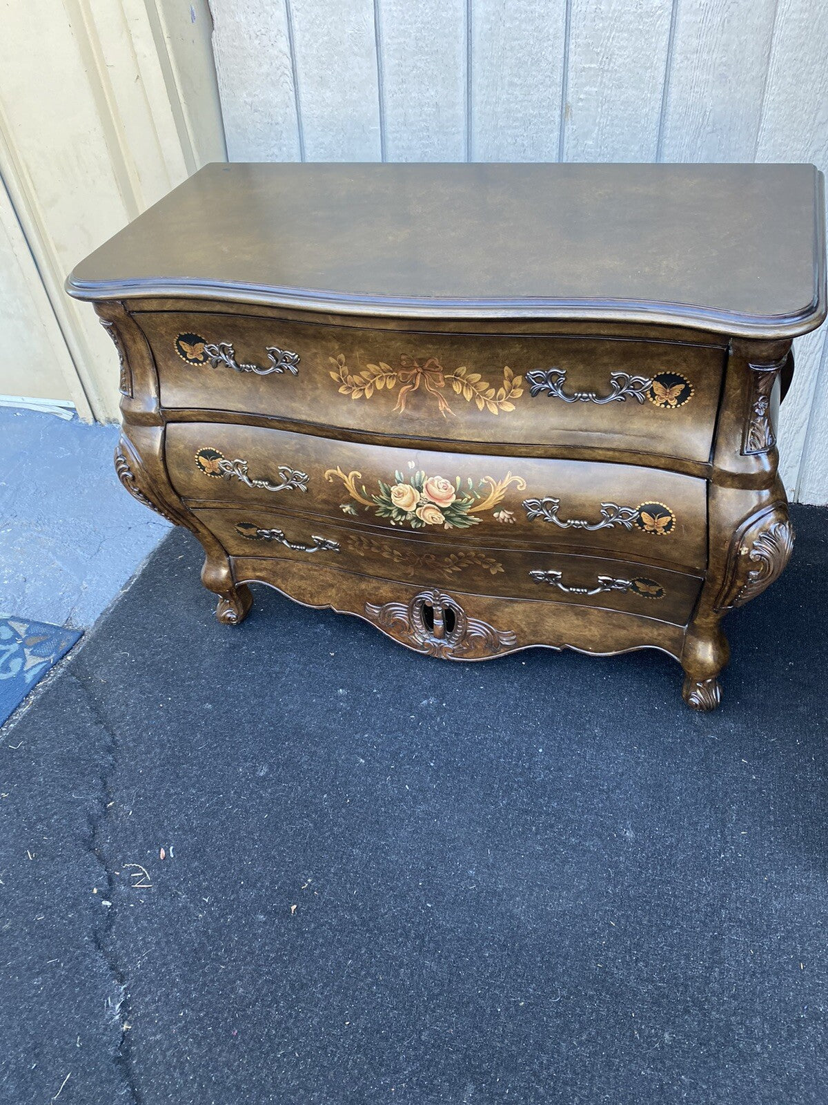 66320    Decorator Coaster Stenciled Dresser Chest Server Cabinet