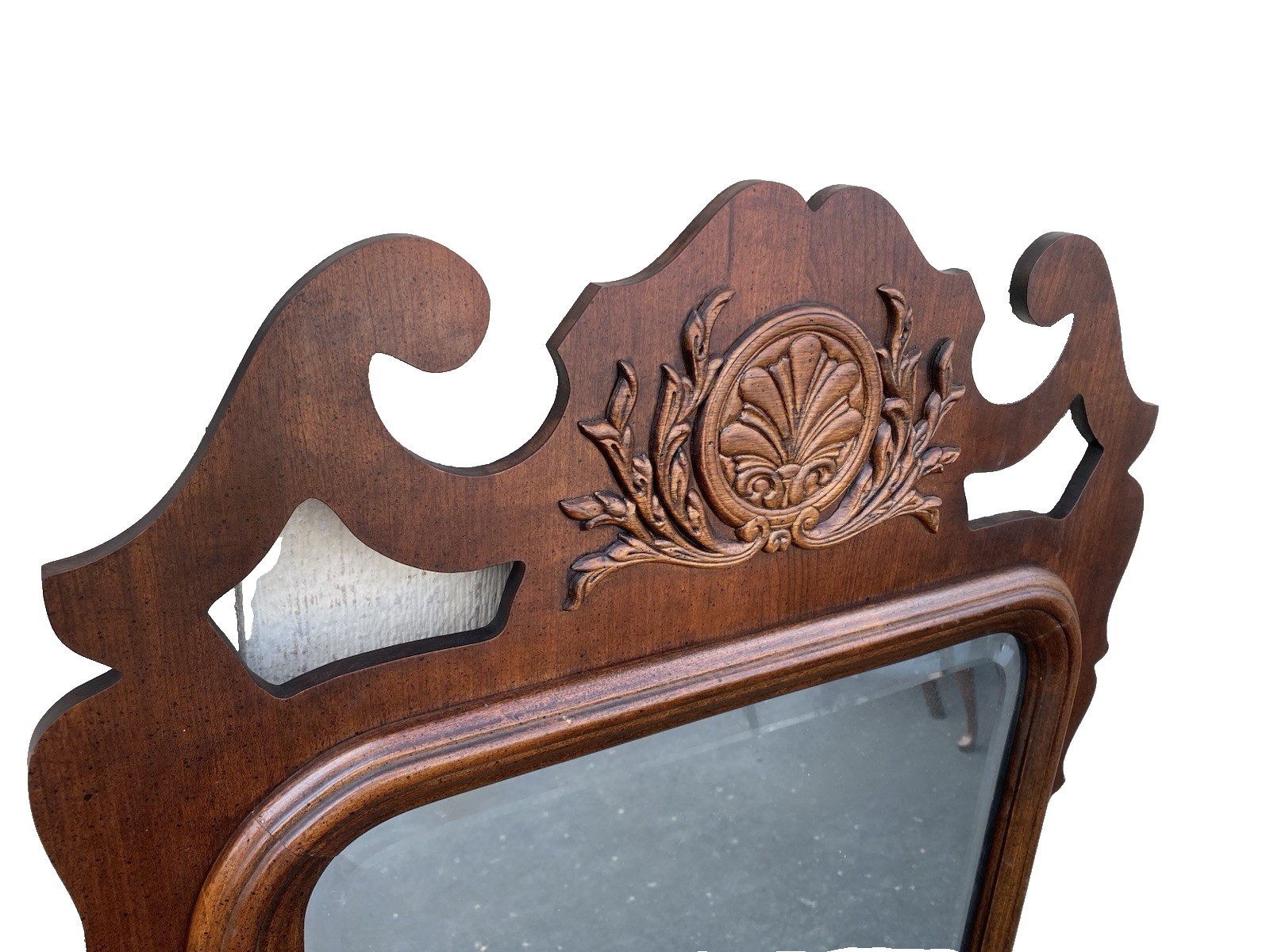 66497 Fancy Carved Chippendale Beveled Mirror