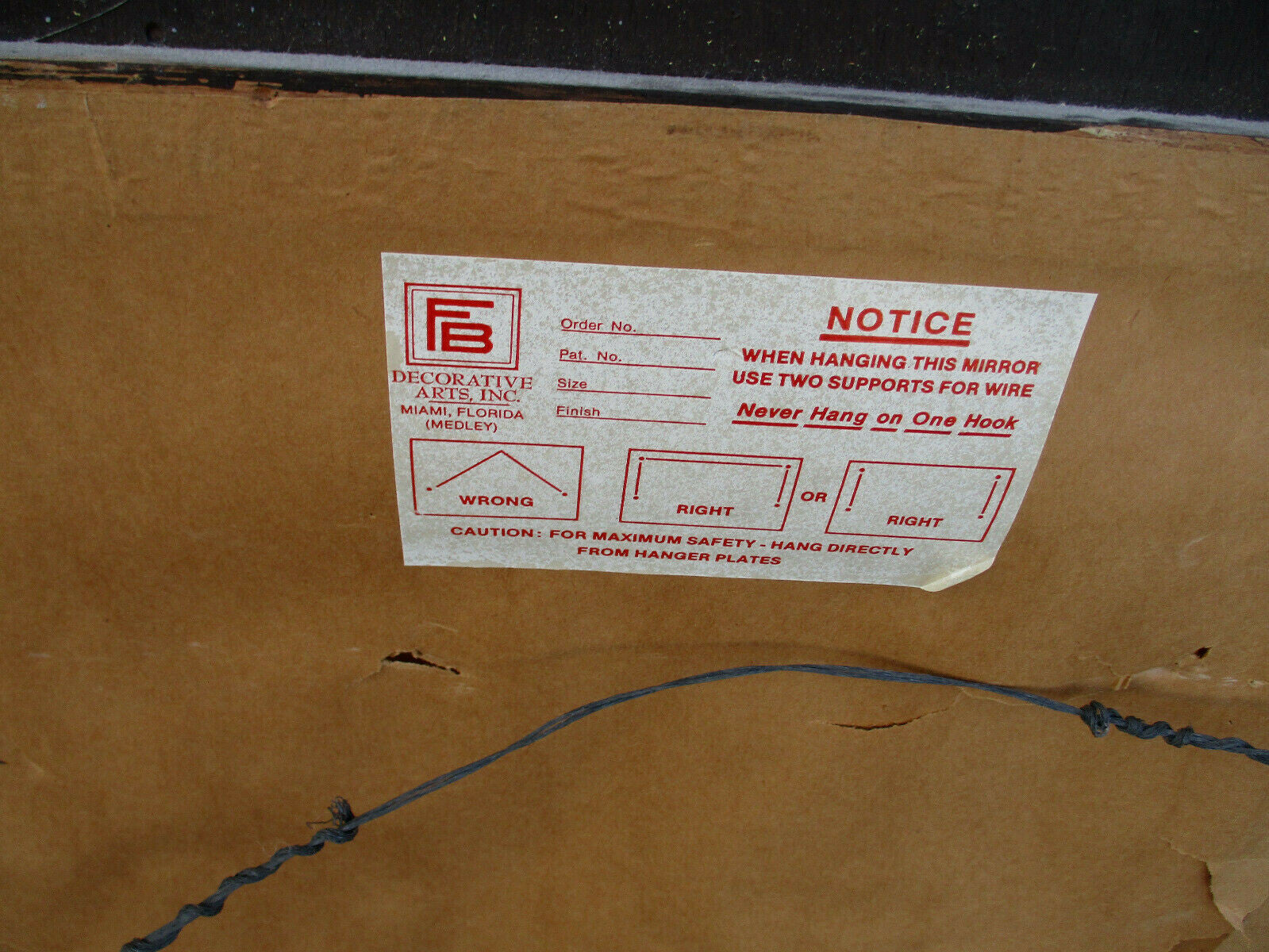 62879 FRIEDMAN BROTHERS Chippendale Mahogany Beveled Mirror