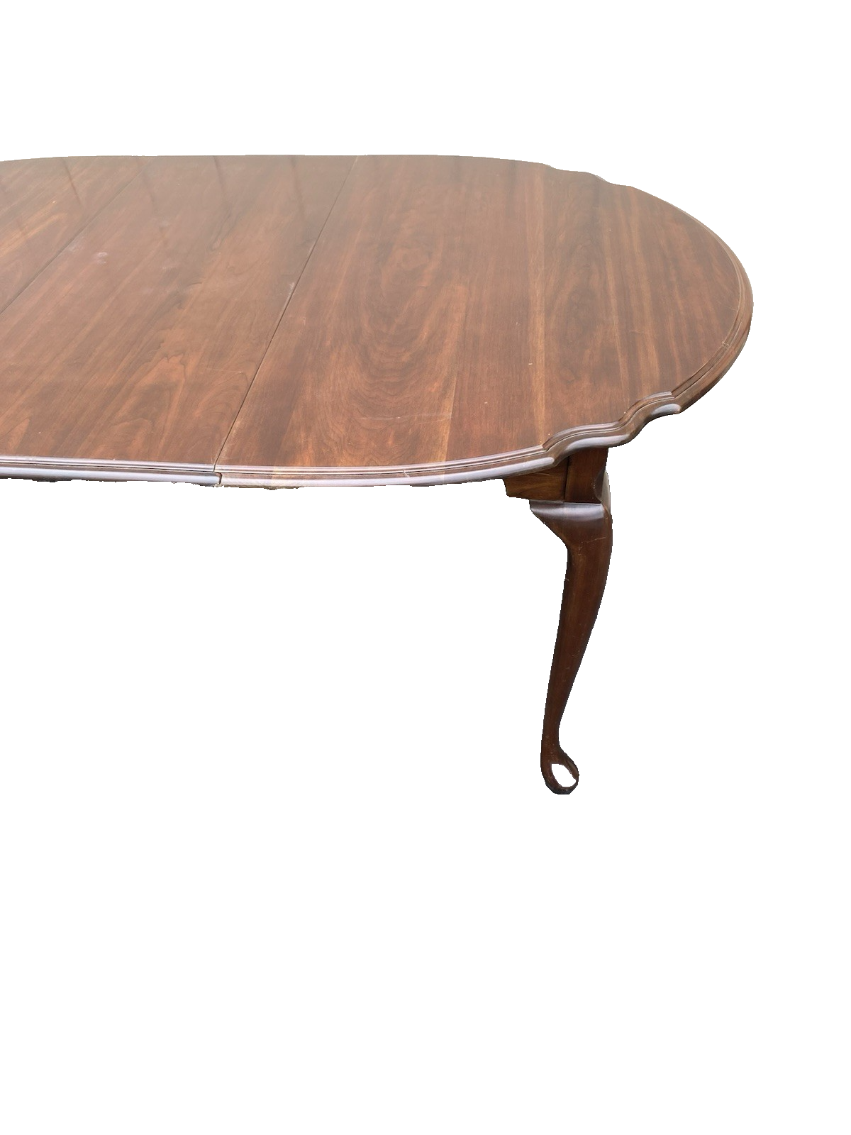 66516 Scalloped Cherry Dining Table with NO leafs Table Top 42" x 52"