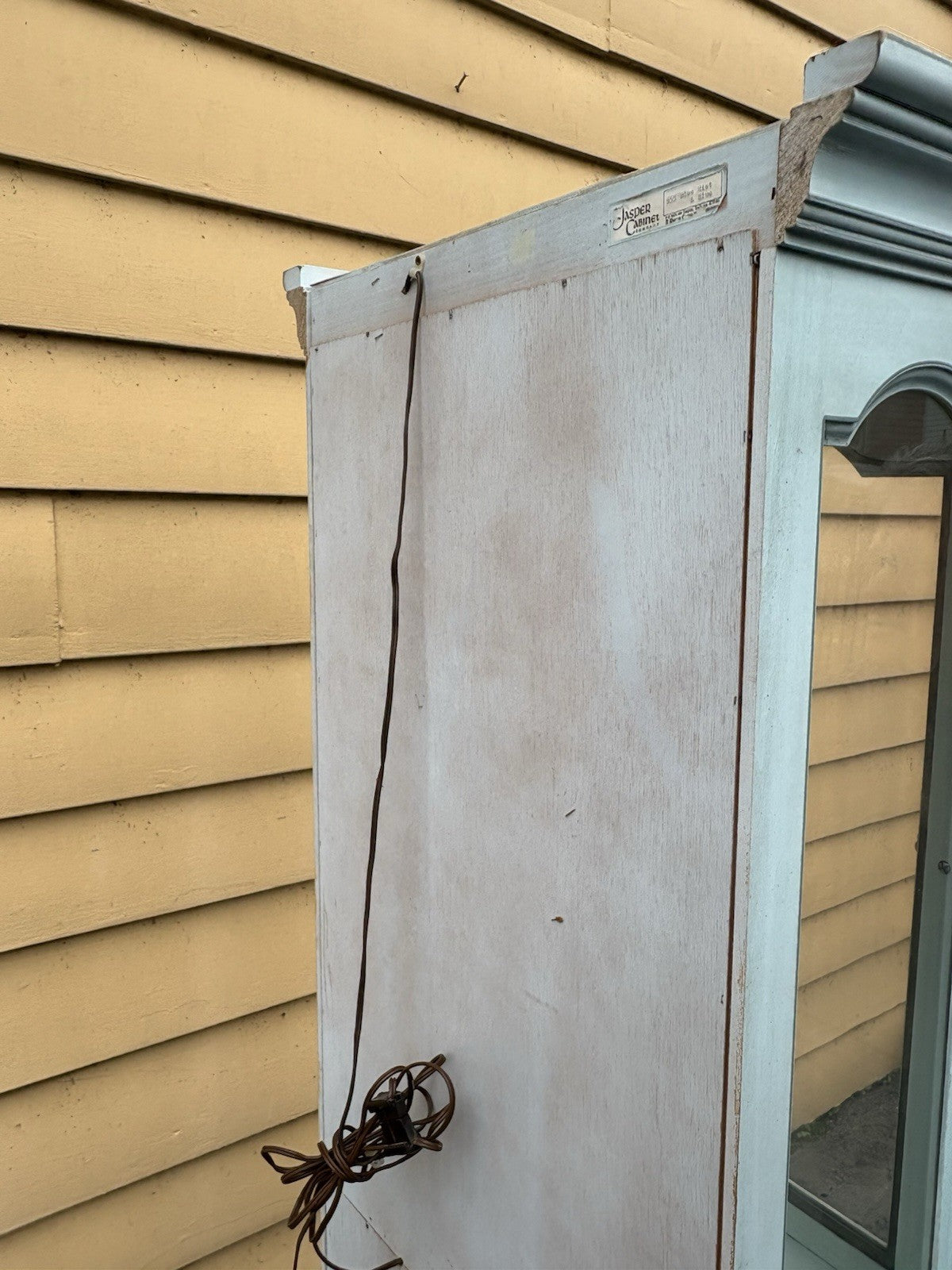 66687  Baby Blue Decorator JASPER Furniture Curio China Cabinet