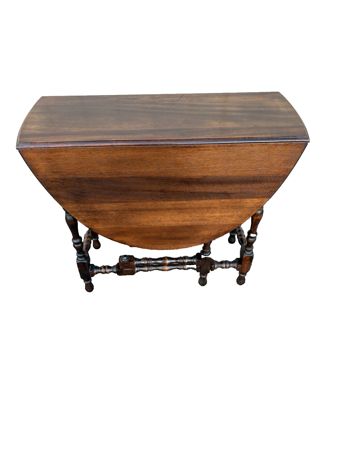 67116 Antique Mahogany Dropleaf Dining Kitchen Table