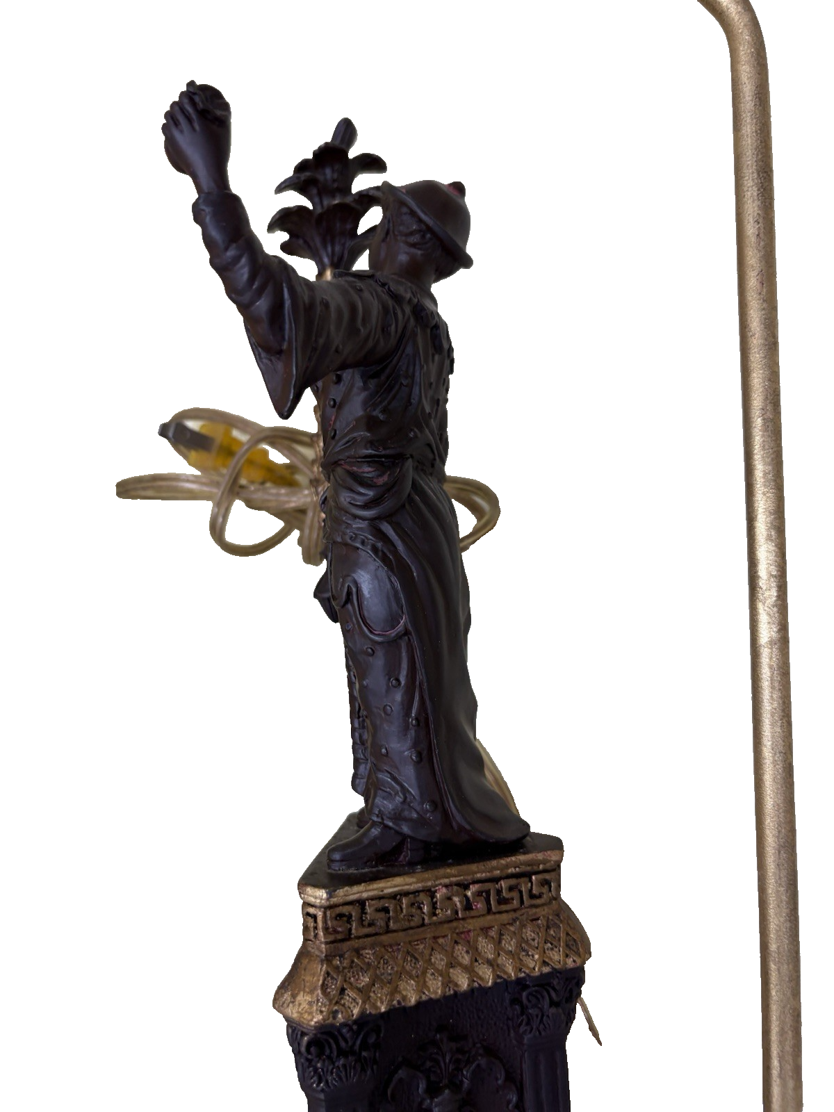 65280 QUALITY Figural Table Lamp with Shade