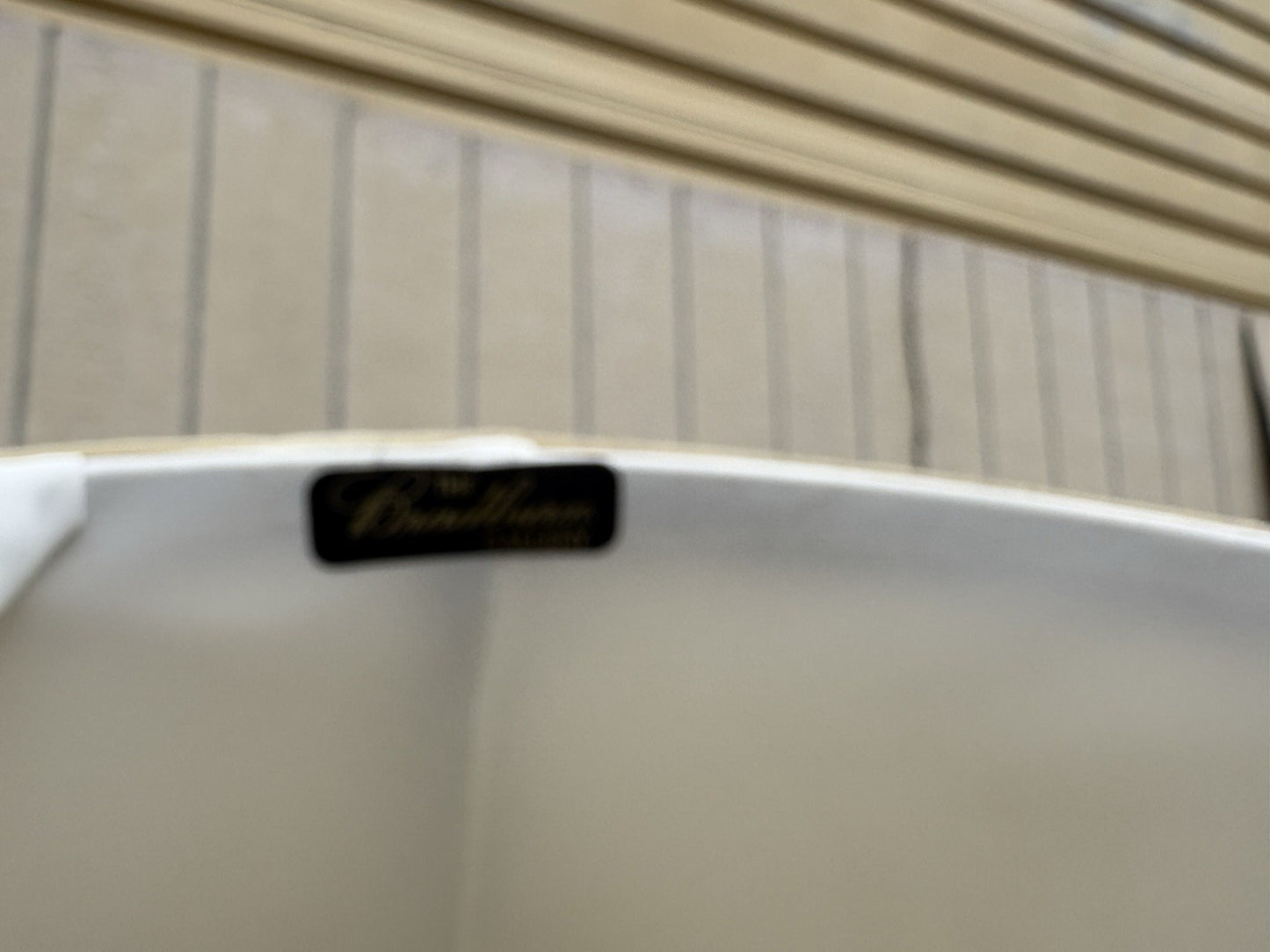 66761    Fancy BRADBURN GALLERY  Decorator Pole Lamp Light with Signed Shade